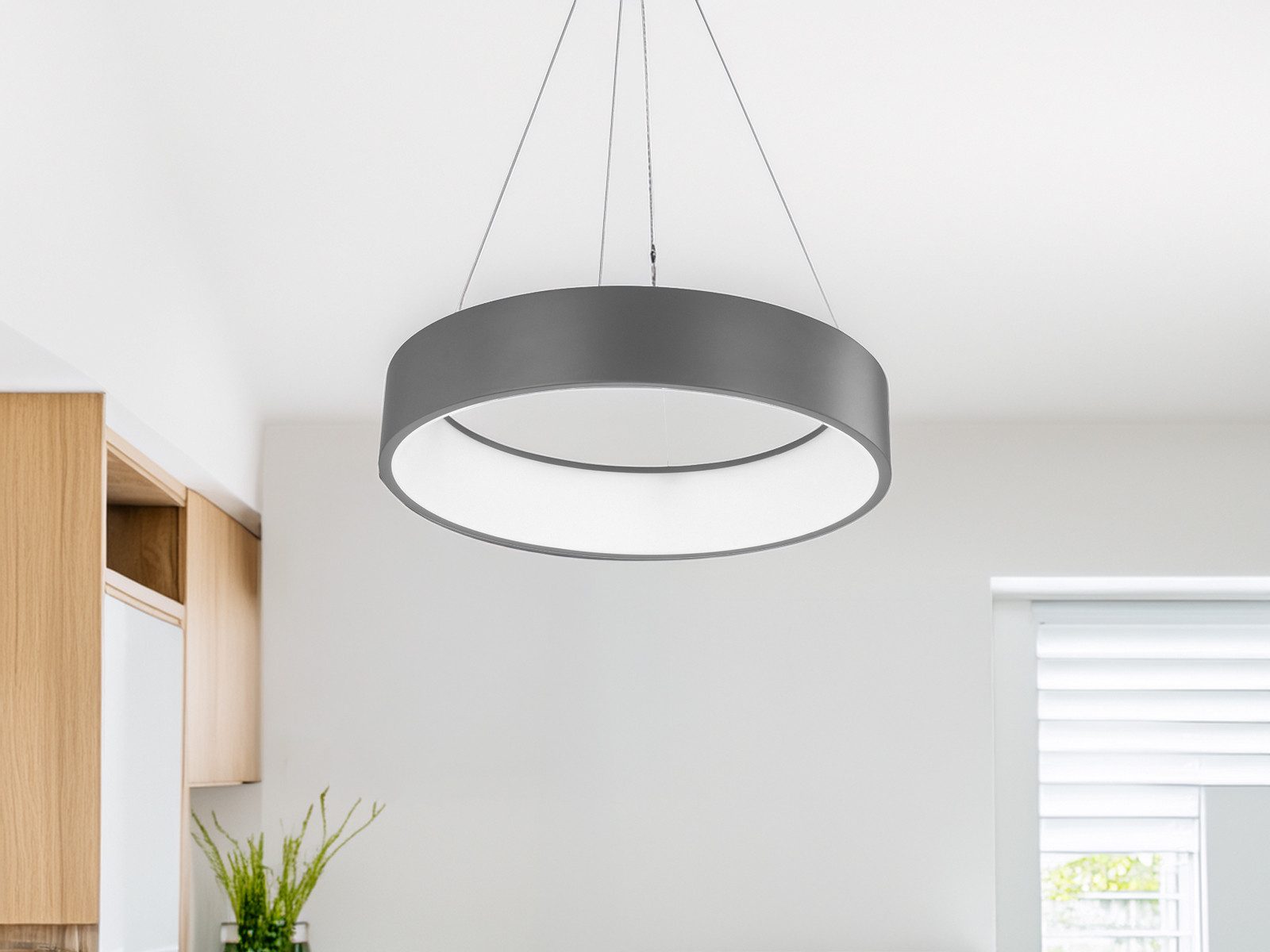 WOFI LED Pendelleuchte, LED fest integriert, günstig online kaufen