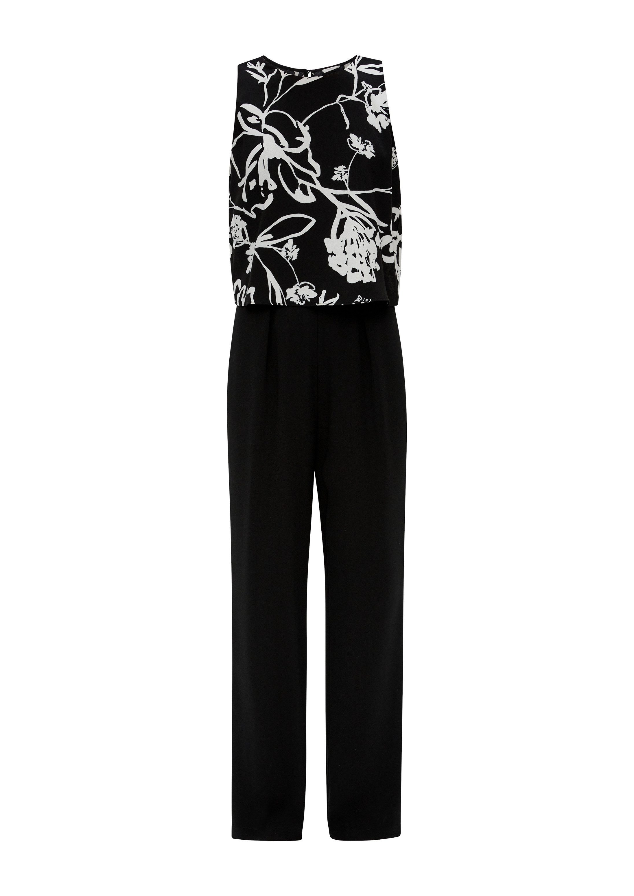 s.Oliver Jumpsuit Overall Jumpsuit aus Crêpe