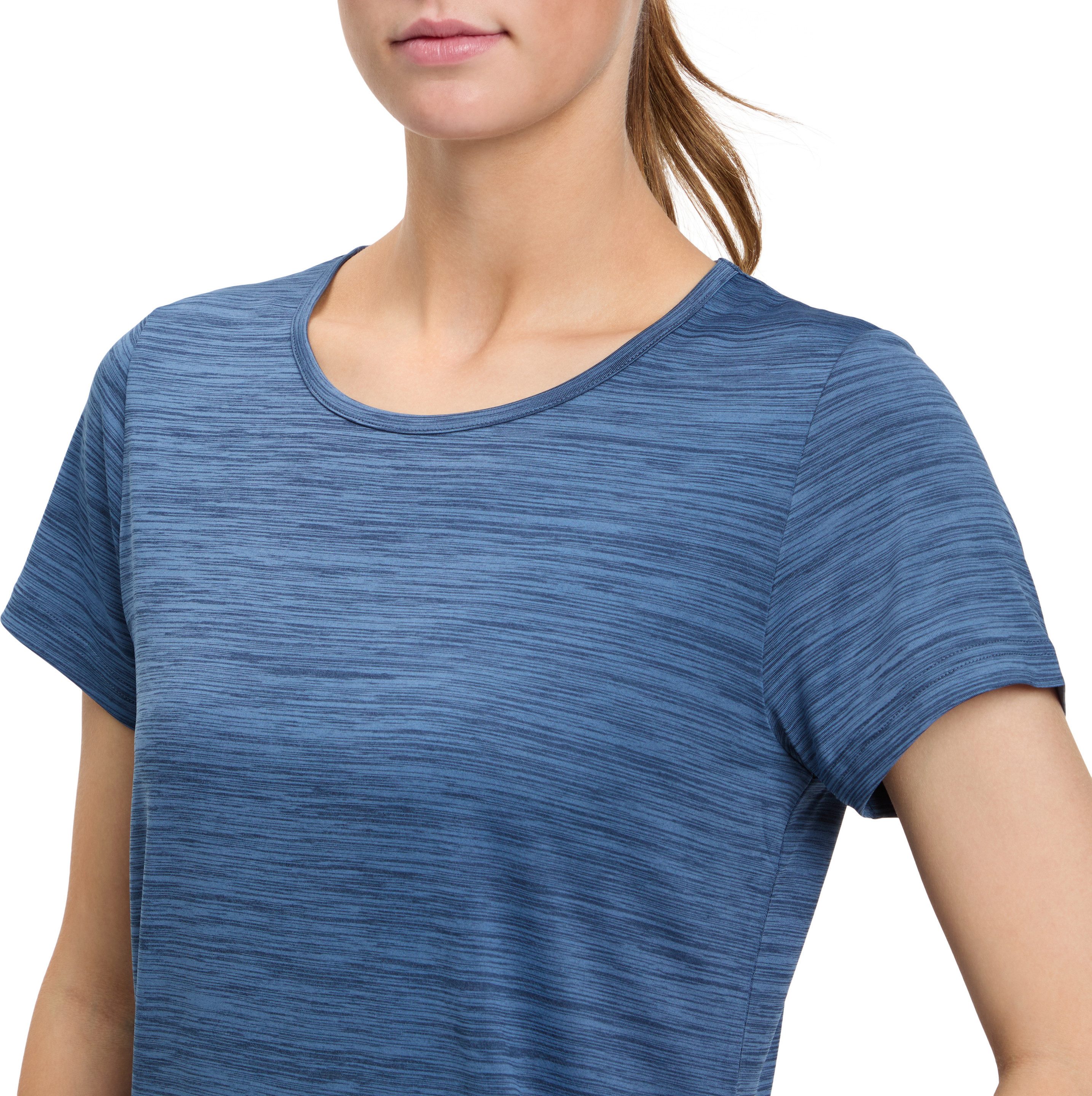 Energetics T-Shirt DA.-T-SHIRT JEWEL SHORT SLEEVE W kurze Ärmel, atmungsaktives DRY PLUS-Fasersystem, weiter Schnitt