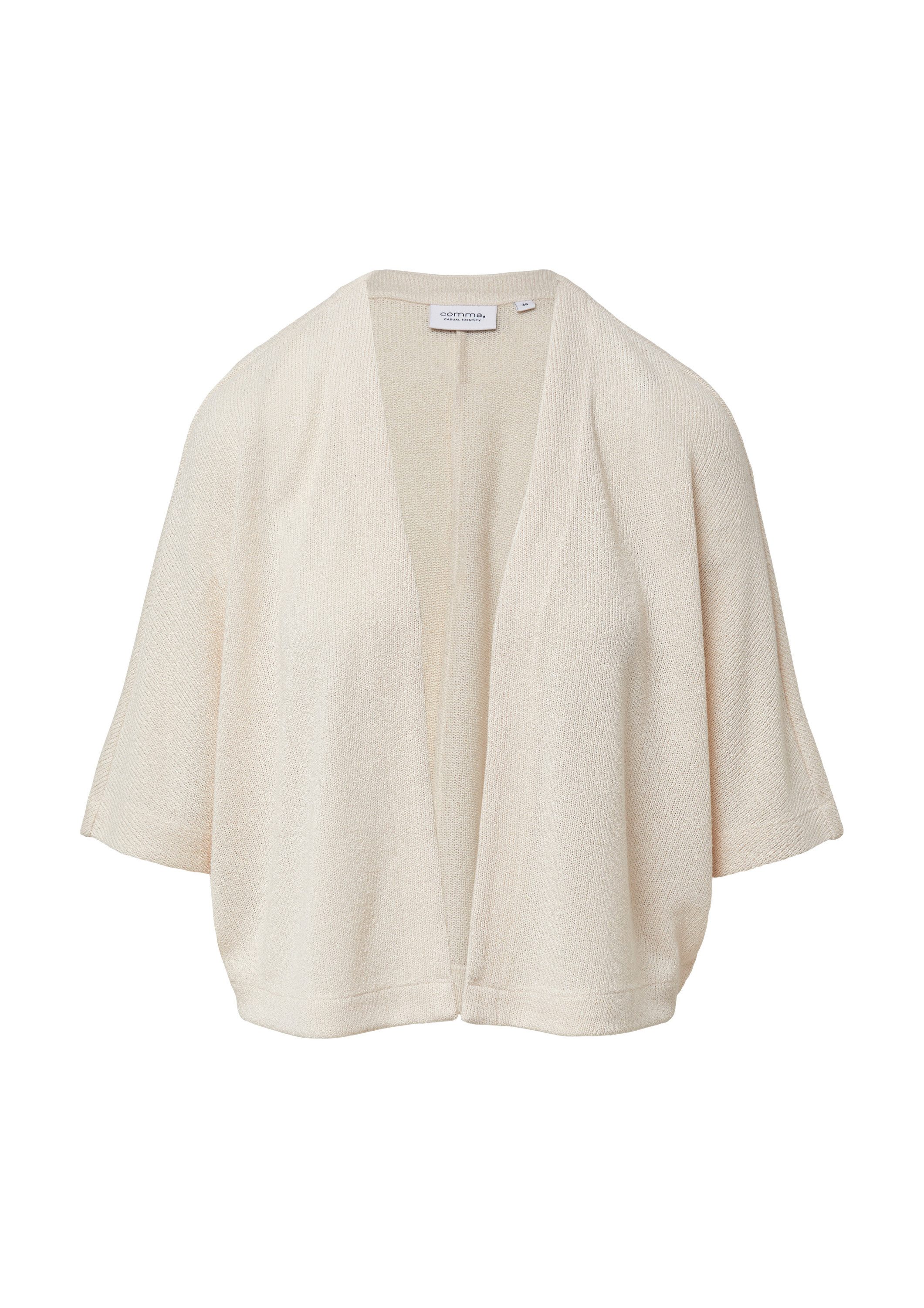 comma Cardigan T-Shirt Kurzer Strickcardigan aus günstig online kaufen