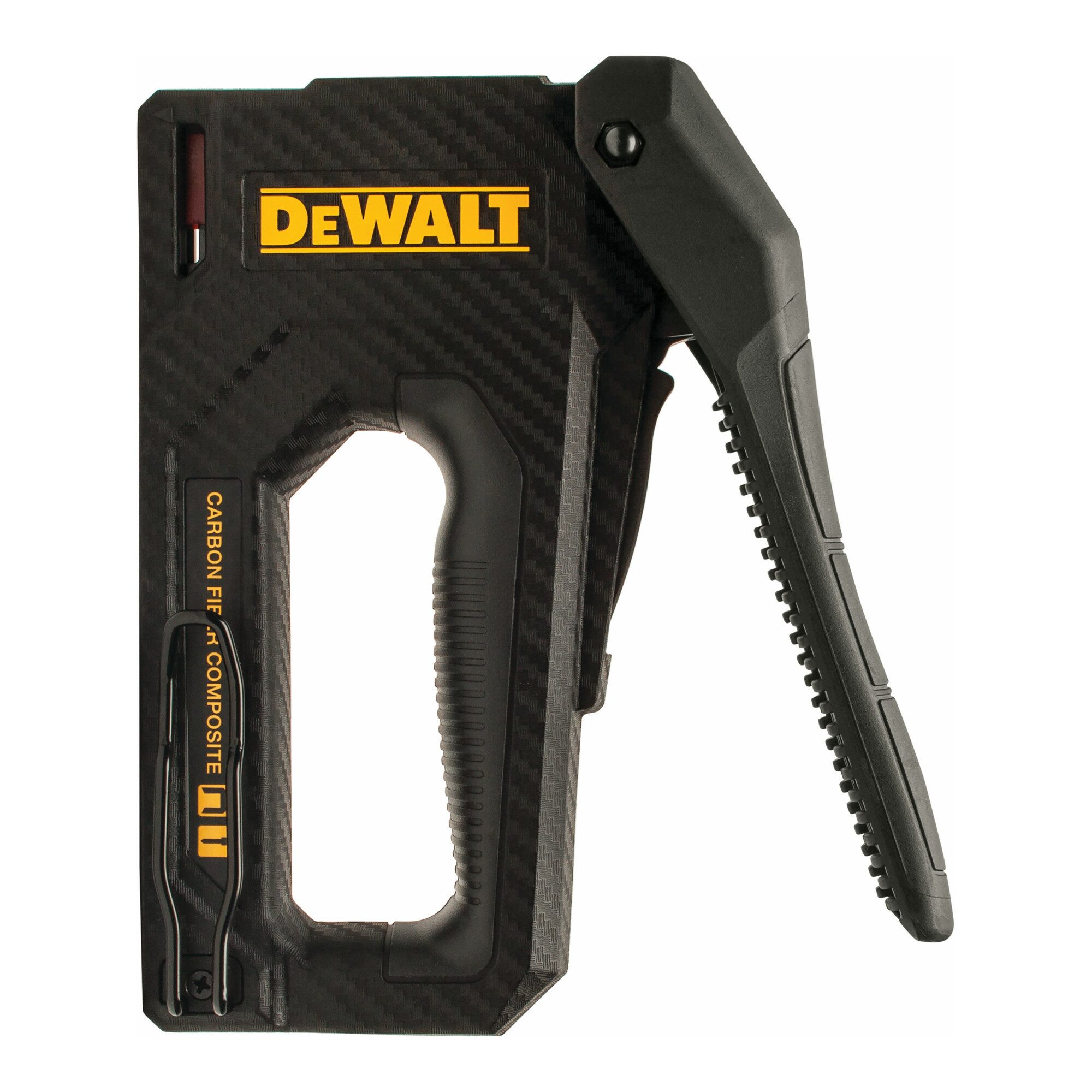 DeWalt Klebeband DEWALT 2-in-1 Karbonfaser Handtacker und Nagler für 6-14mm Klammern un