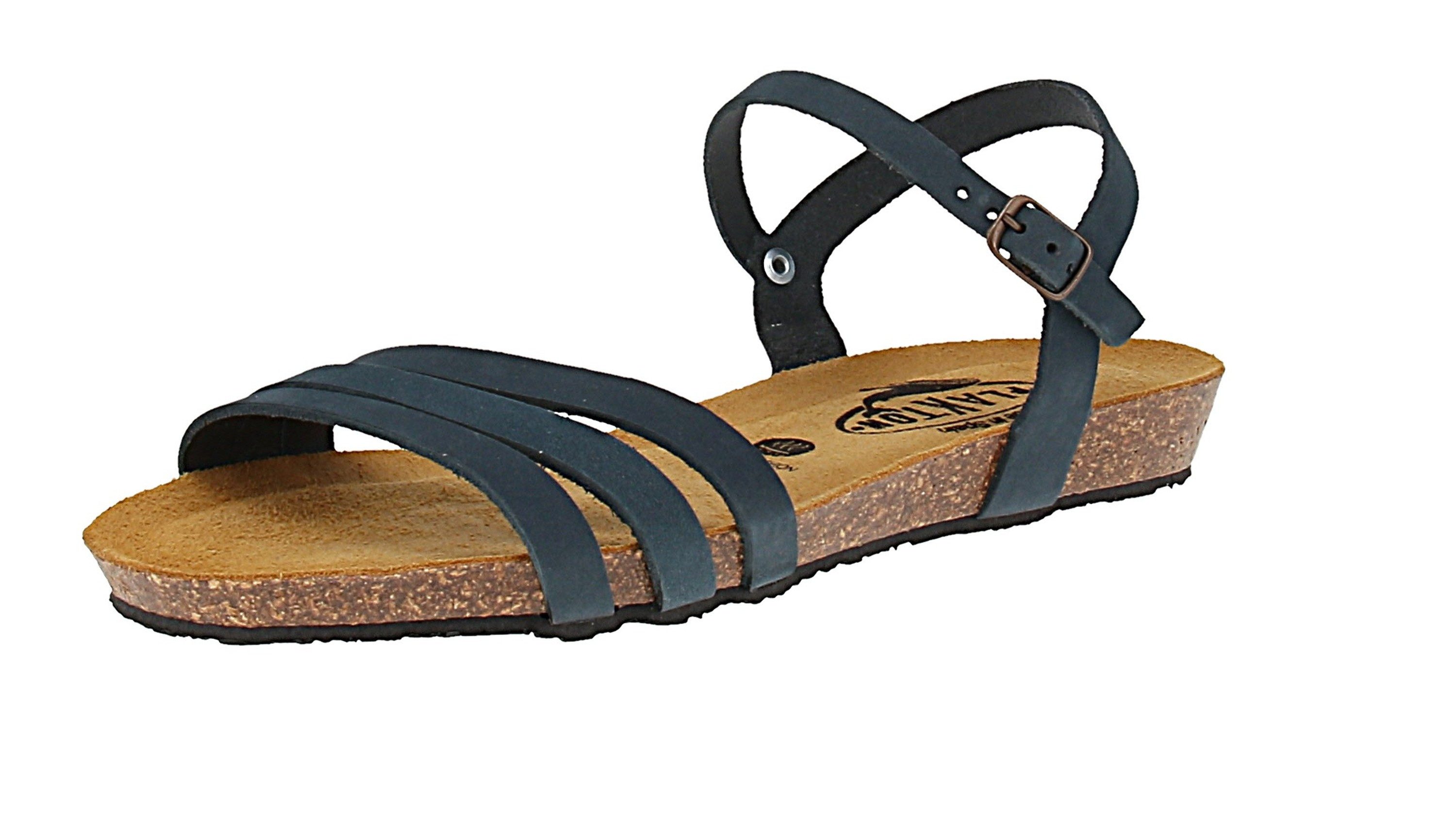 Plakton plakton 405080 Fran Alou Nobuck - Damen Pantolette - Atlantic Sandale