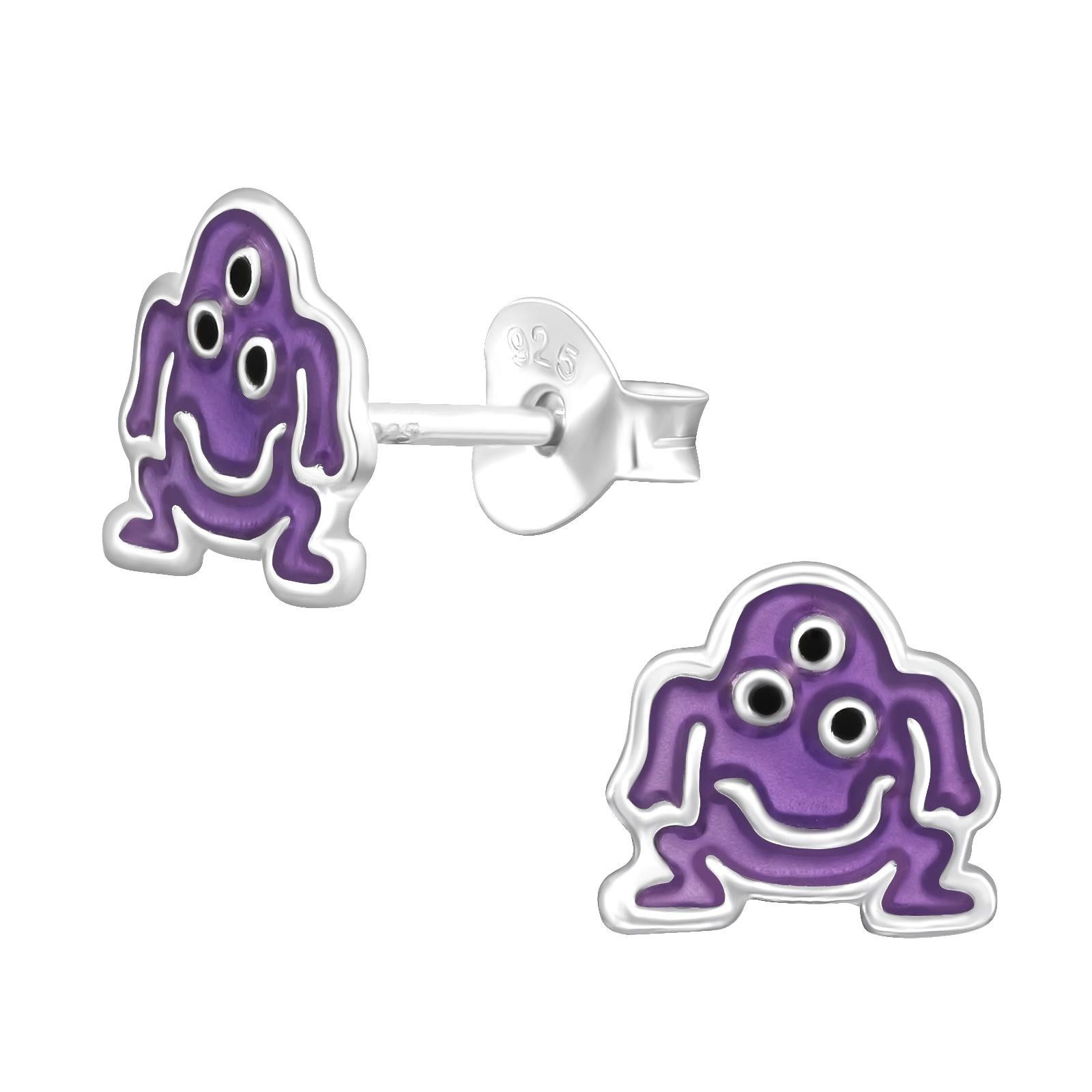 Ohrring-Set Monster Kinder Ohrringe 925 Silber Geschenk