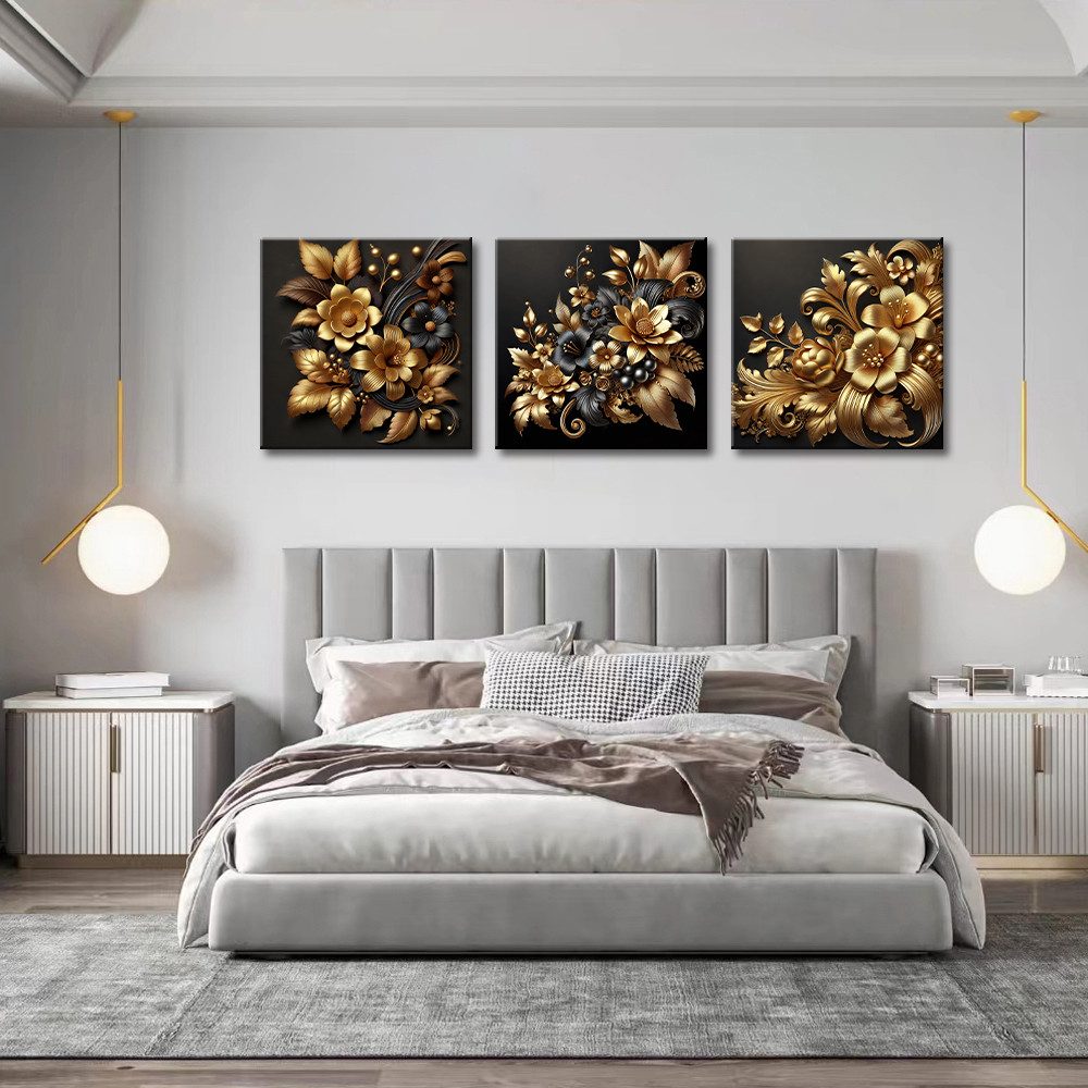 Visario Kunstdruck 3er Set auf Holzrahmen günstig online kaufen