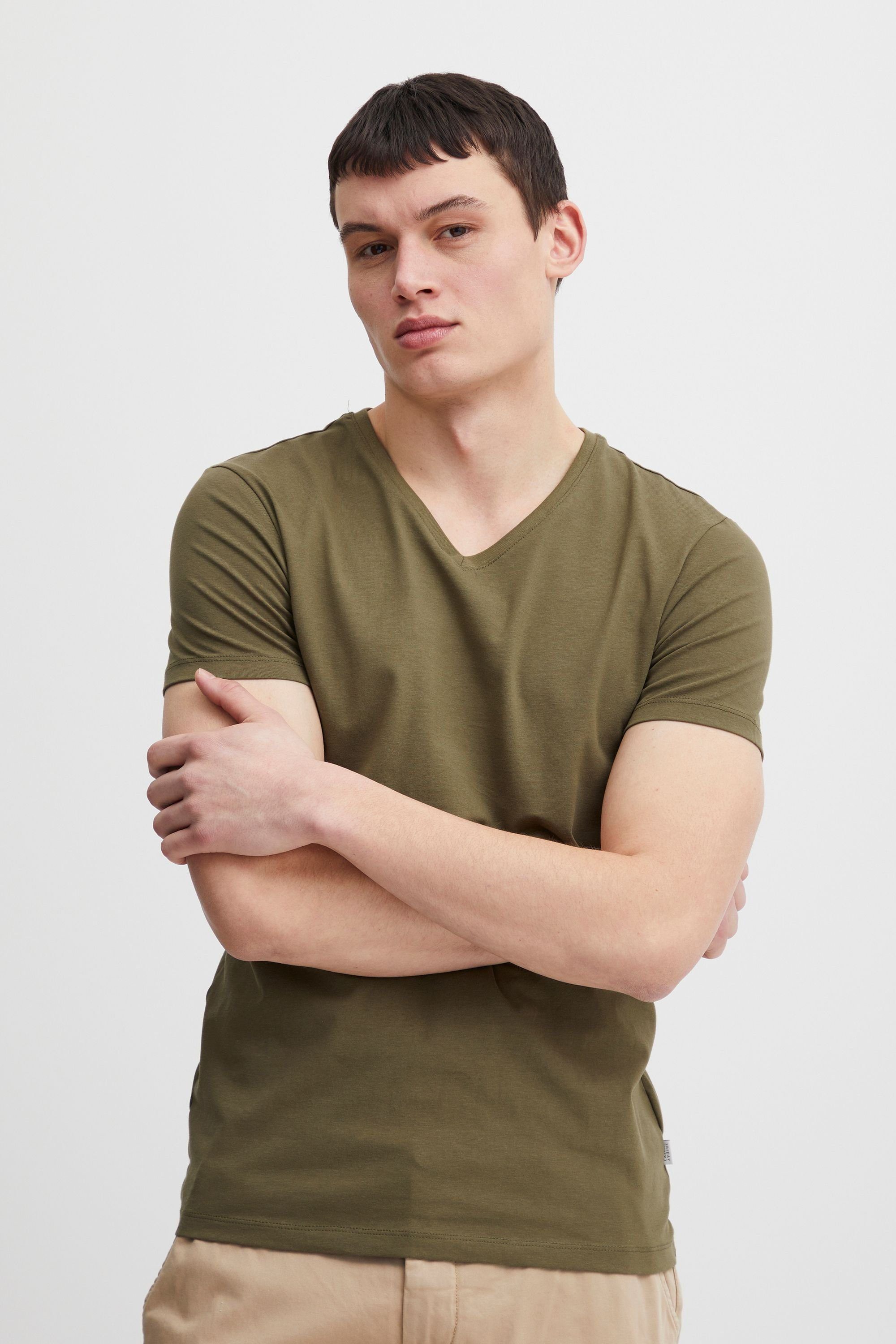 (180521) T-Shirt Friday 20503062 Burnt - Olive Casual CFLincoln