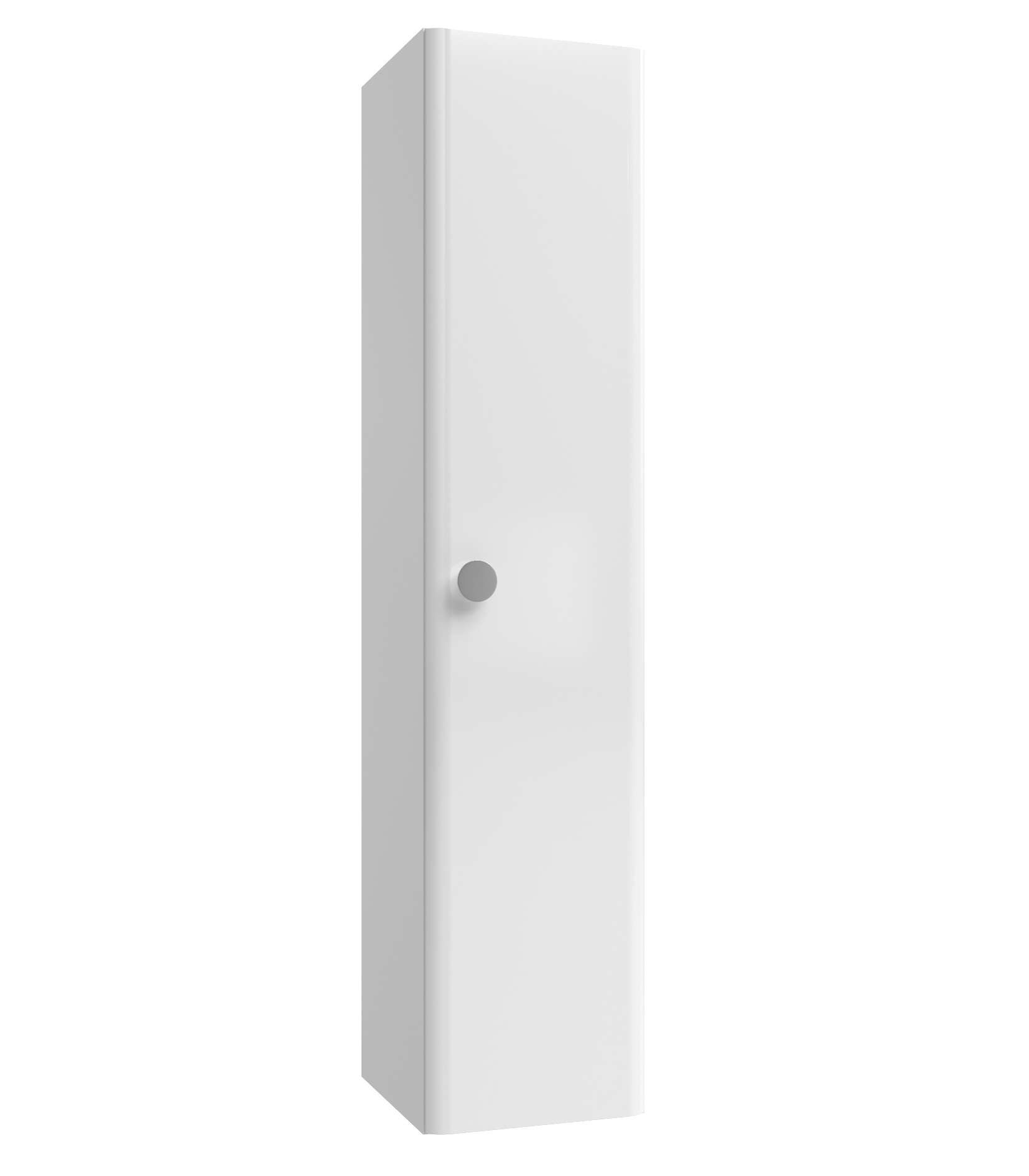 welltime Hochschrank Round (B/T/H: 35/35/160 cm) mit Soft-Close-Funktion, FSC® zertifiziert