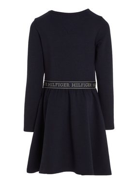 Tommy Hilfiger A-Linien-Kleid PUNTO MONOTYPE BELT DRESS