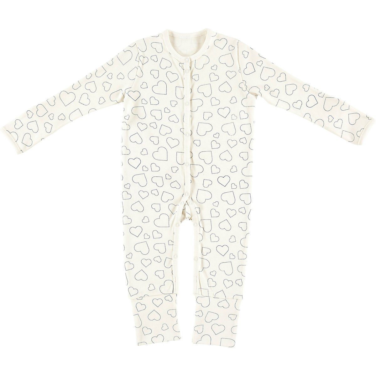 Alvi® Babyschlafsack »Schlafanzug Bio-Baumwolle, Stars silber, Gr. 74«