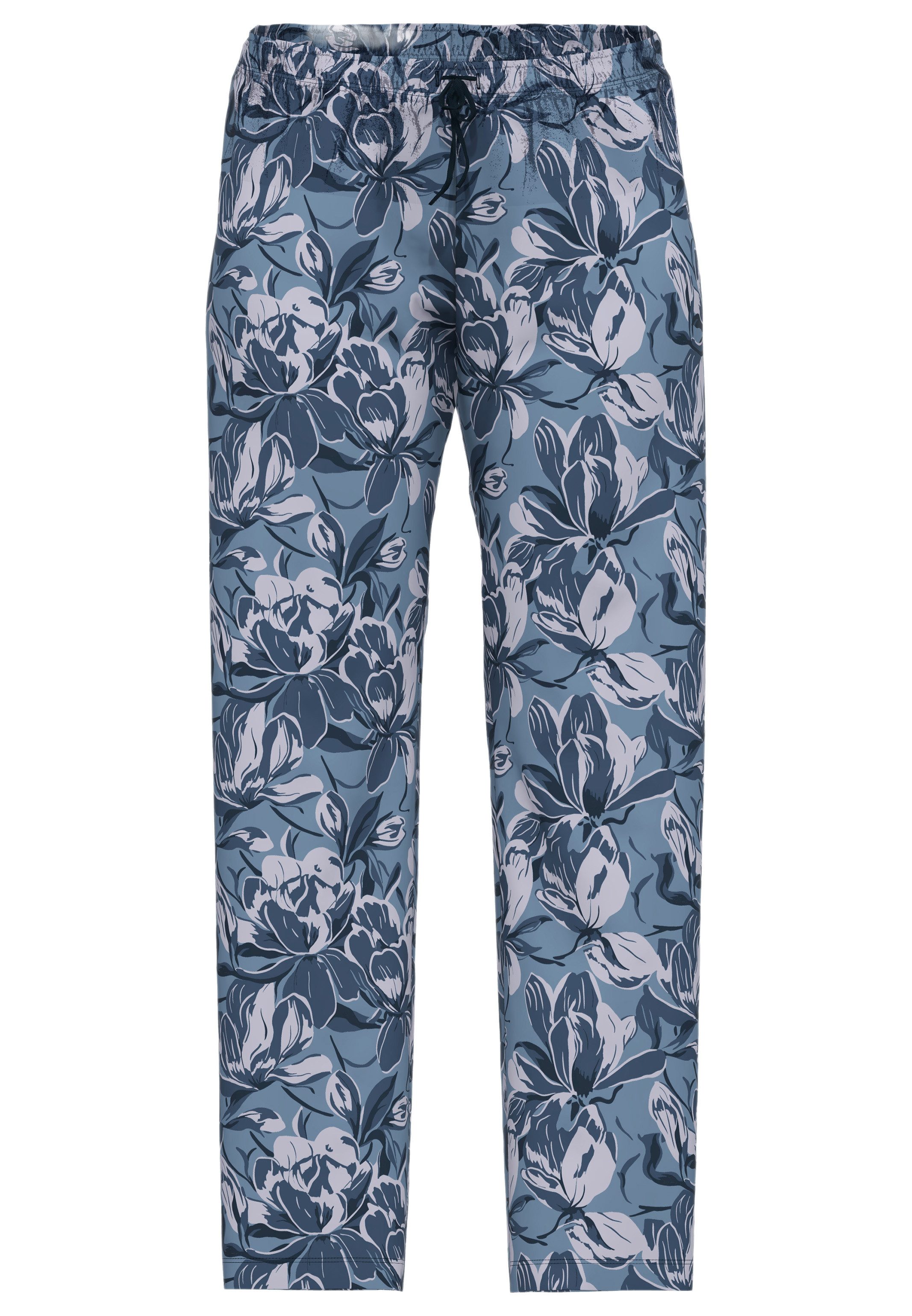 Ammann Schlafhose Mix & Match (1-tlg) Schlafanzug Hose - Baumwolle - Atmungsaktiv - Mit floralem Muster