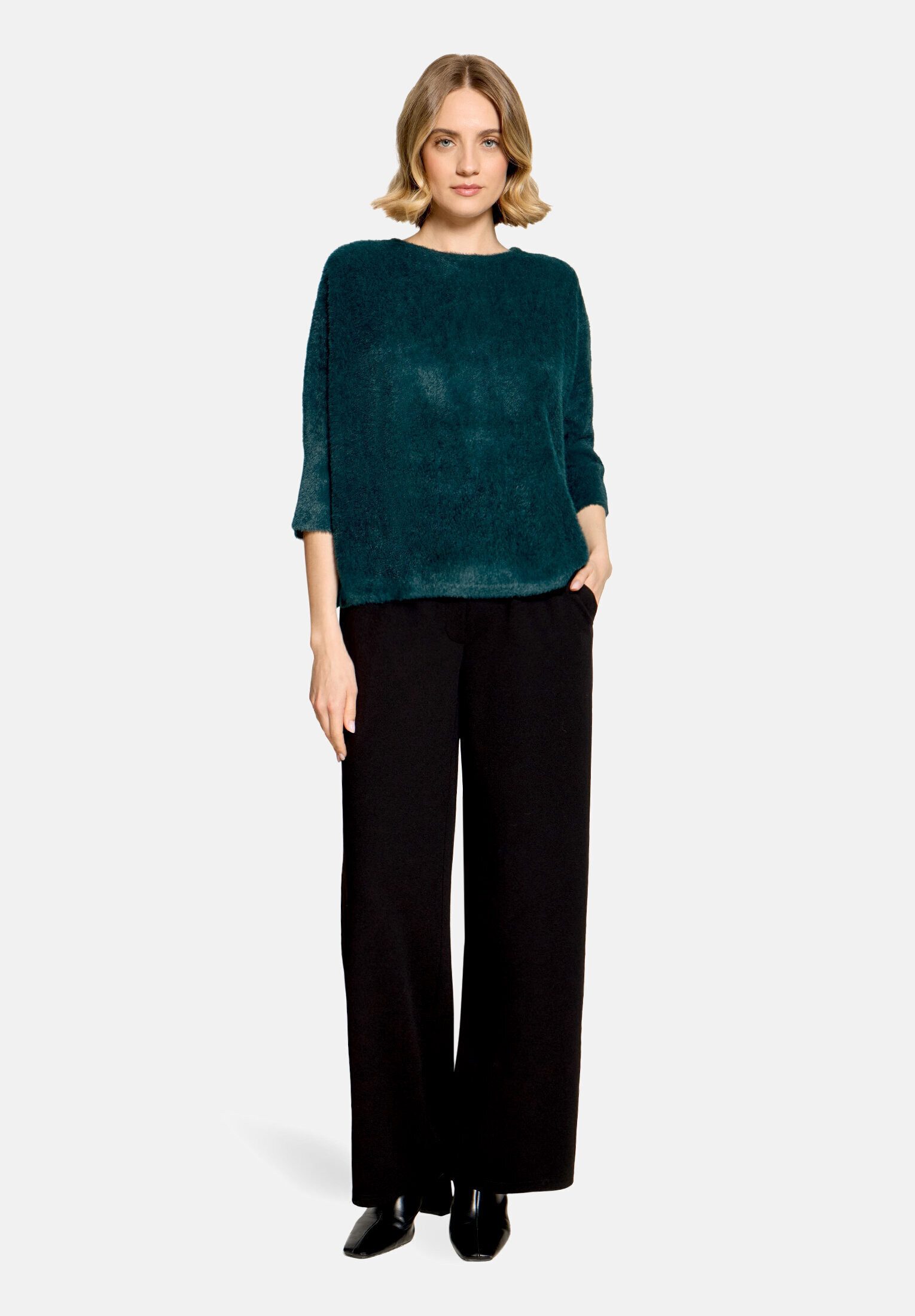 Betty Barclay Strickpullover Damen mit U-Boot-Ausschnitt (1-tlg)