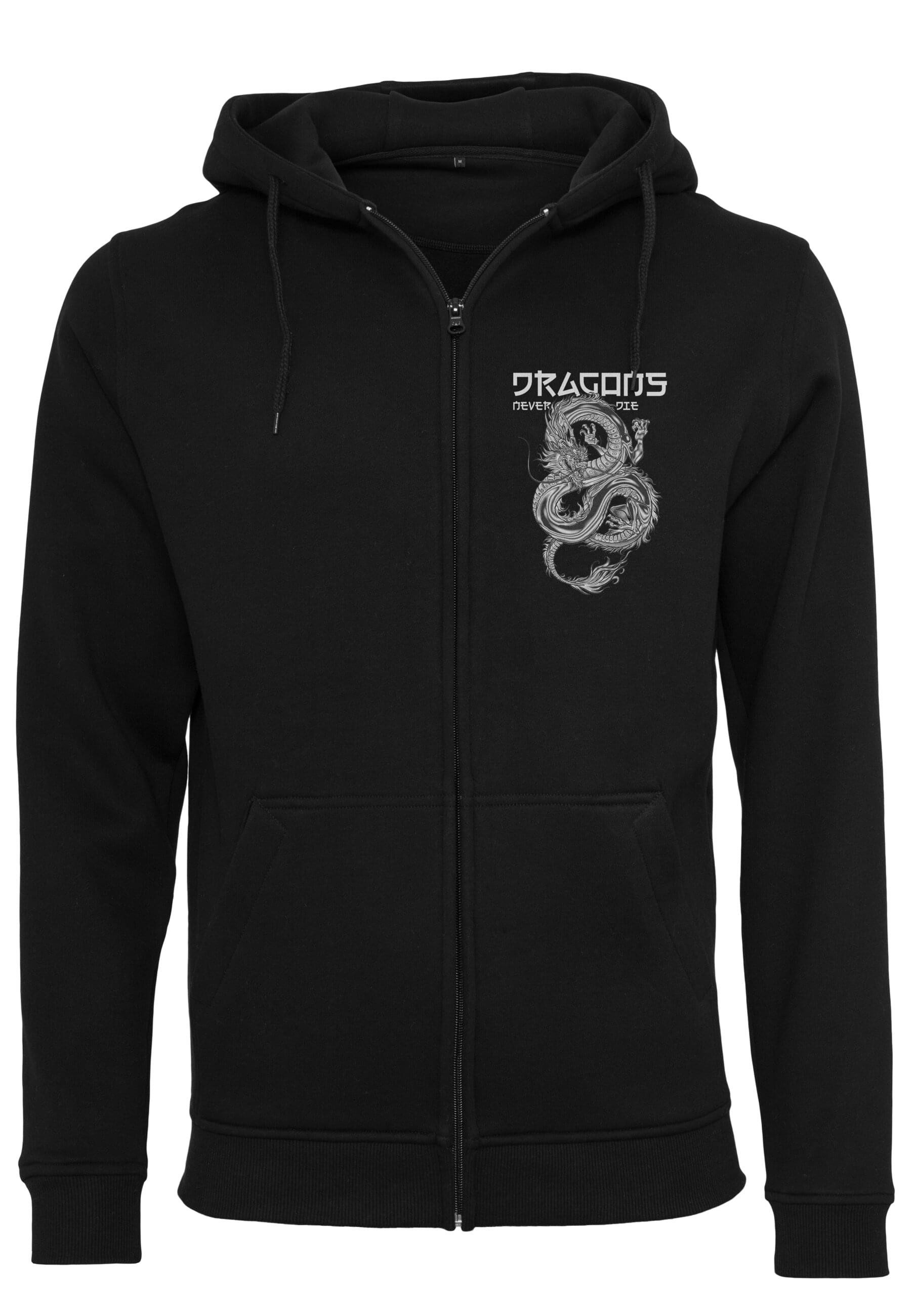 MisterTee Sweatjacke MisterTee Herren Dragons Never Die Heavy Zip Hoody günstig online kaufen