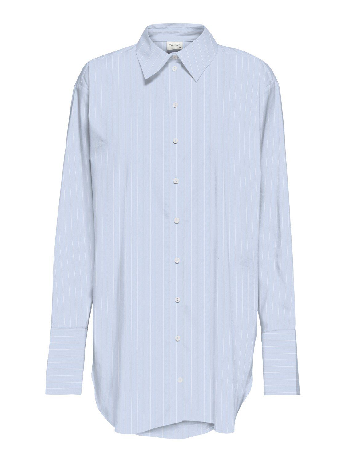 Blau YONG Design Shirt Blusenshirt Hemd Bluse de (1-tlg) JACQUELINE Freizeit 3699 in