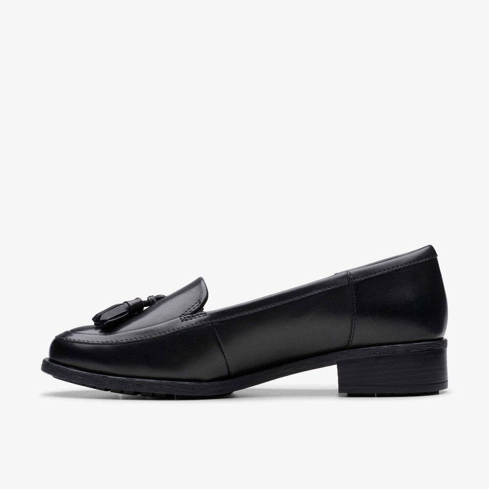 Clarks Clarks - Havisham Edge Black Leather - Schwarz Slipper
