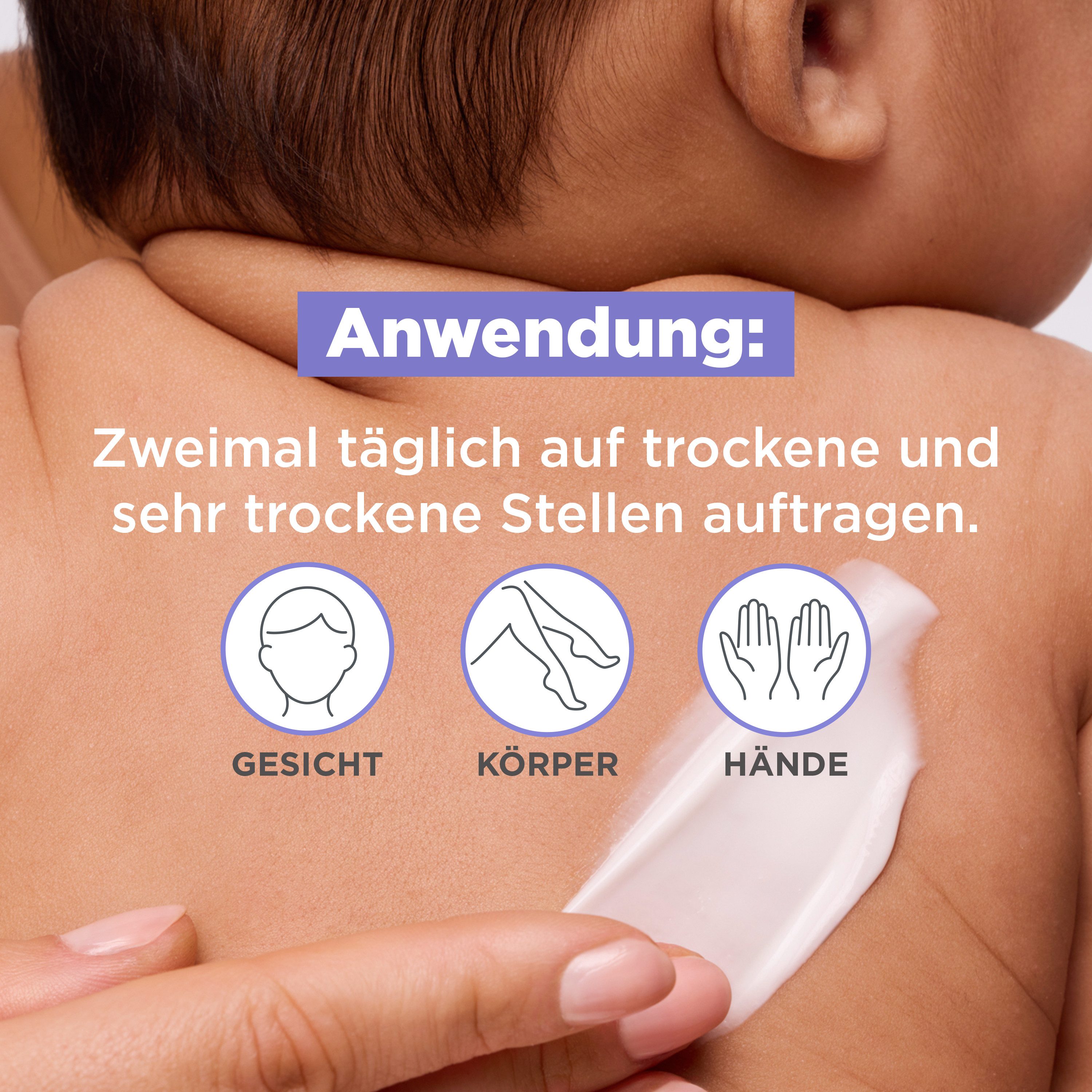 Mixa Körpercreme MIXA PANTHENOL COMFORT HAUTBERUHIGENDE CREME, sanfte Pflege, hilft bei zu Neurodermitis neigender Haut, fettet nicht