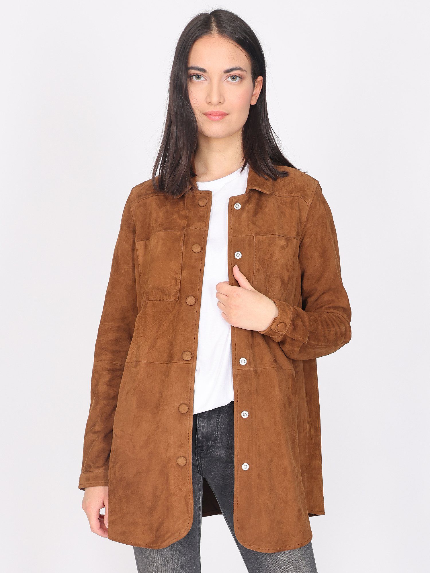 Maze Lederjacke 4202172 cognac