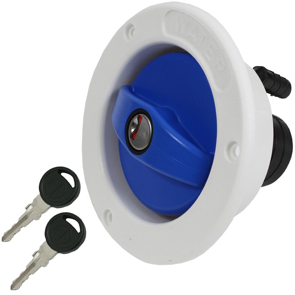 Tankdeckel + Einfüllstutzen Wasser Frischwassertank Wohnmobil Boot 40 mm