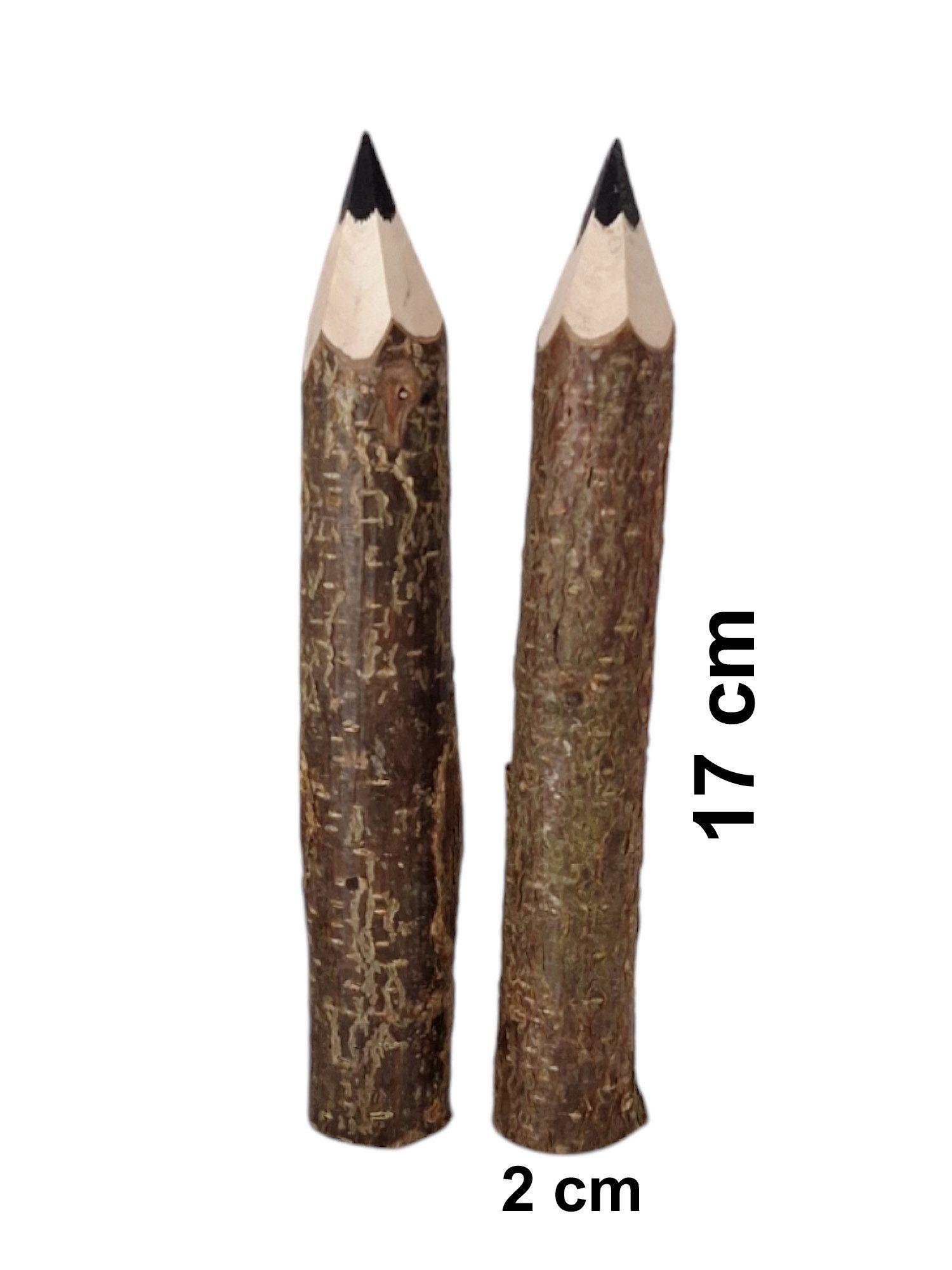 CleanPrince Wachsmalstift Buntstift mit Wachsmalermine XL schwarz extra dick, (2-tlg), ca. 40-50 g / Stift, liegt gut in der Hand, weiche Striche