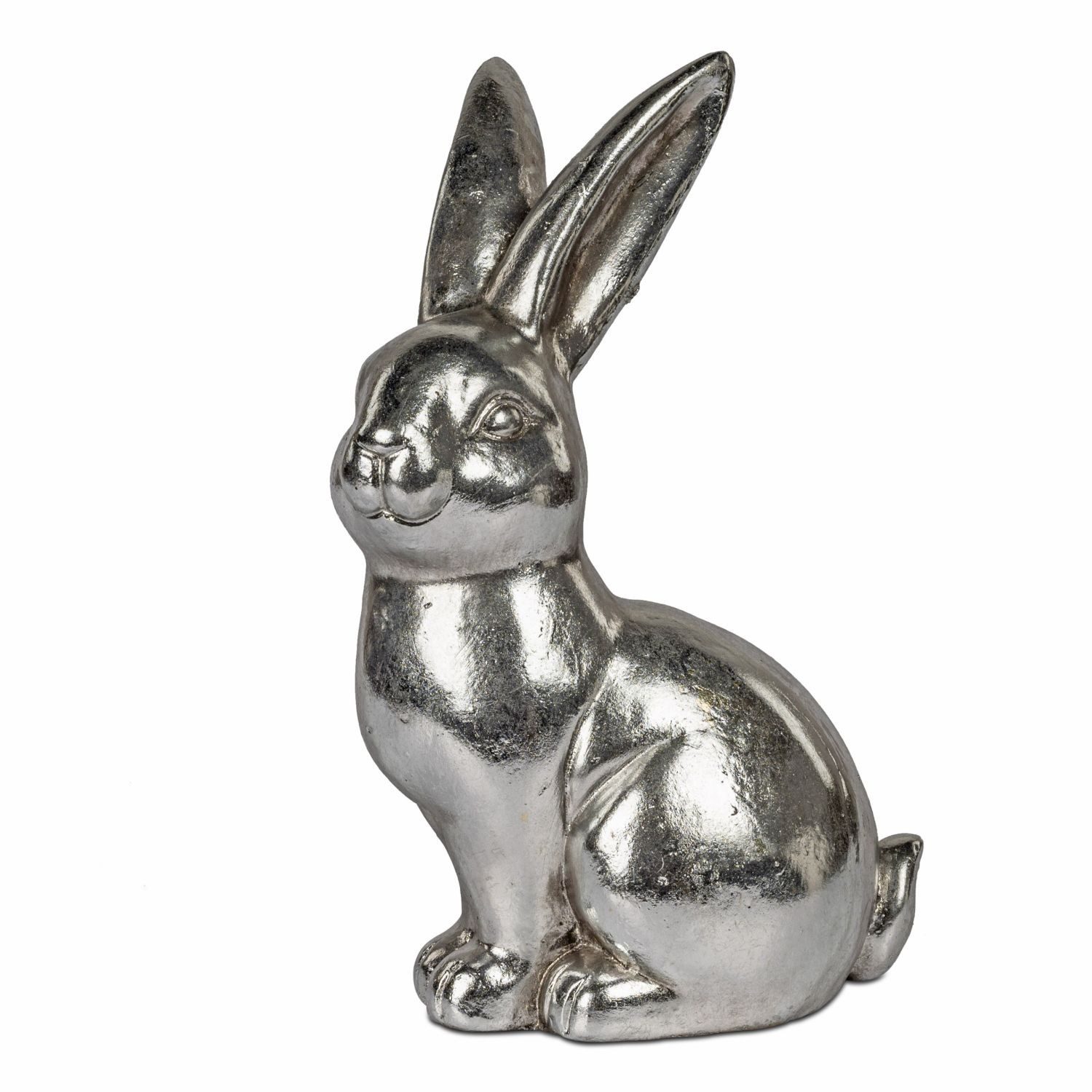 formano Dekofigur Osterzeit, Höhe: 38cm, Farbe: Silber, Motiv: Hase