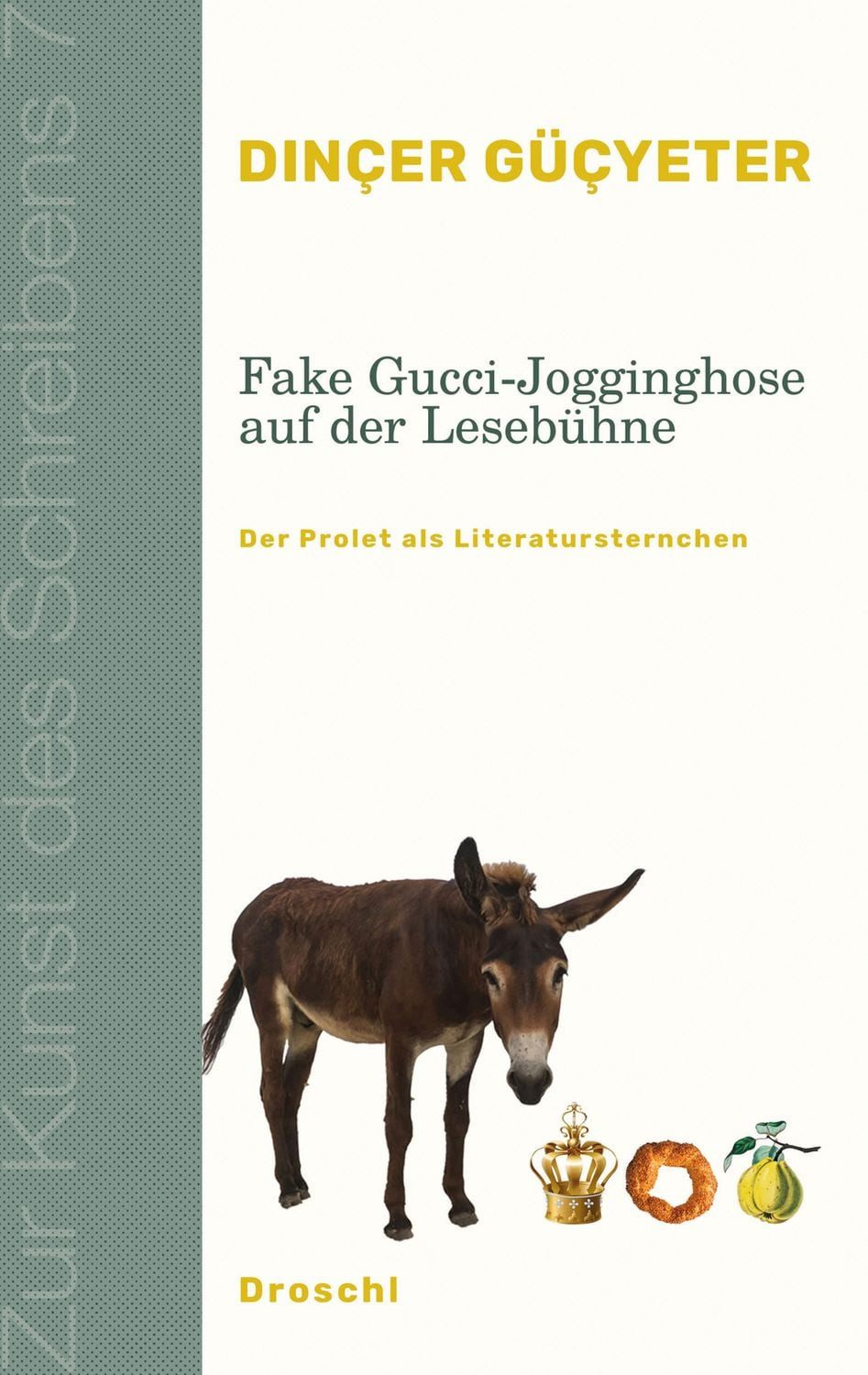 Fake Gucci-Jogginghose auf der Lesebühne / Dinçer Güçyeter