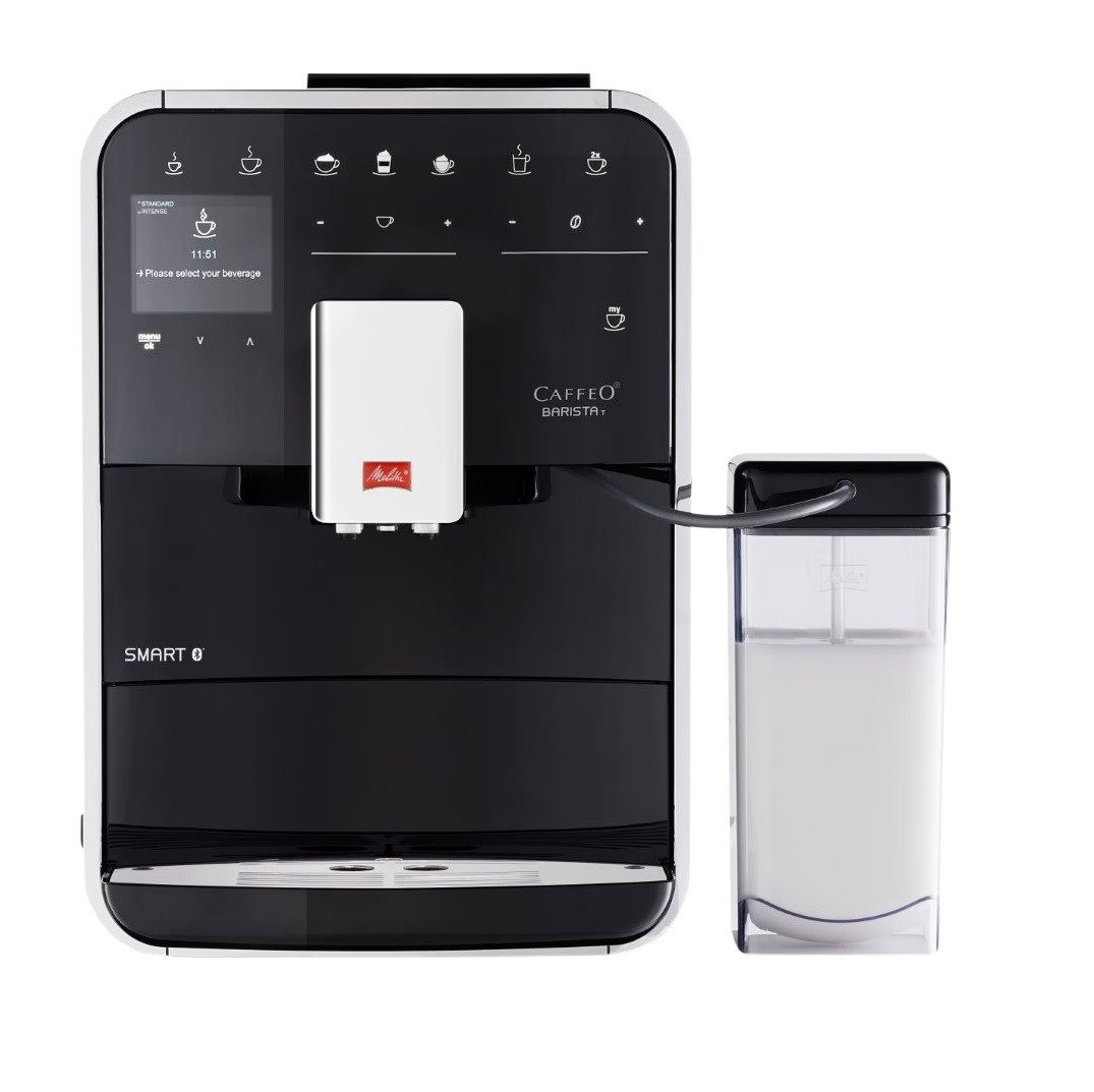 Melitta Kaffeevollautomat Barista T Smart F830-102, Vollautomat Espressomaschine Schwarz