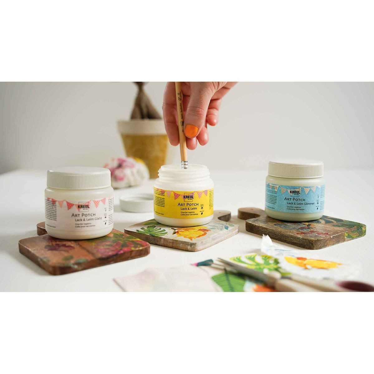 C. KREUL Lack KREUL Lack & Leim Art Potch glänzend 150ml Dose