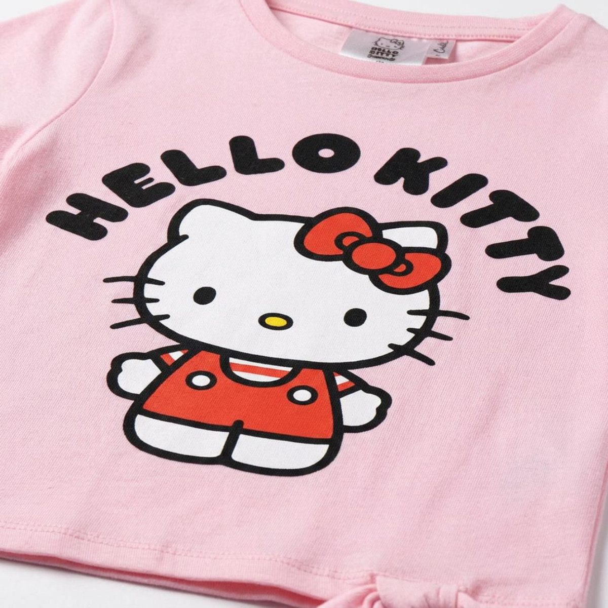 Hello Kitty T-Shirt - Kurzarmshirt Kinder Baumwollshirt Freizeit Sommer Kleidung (1-tlg)