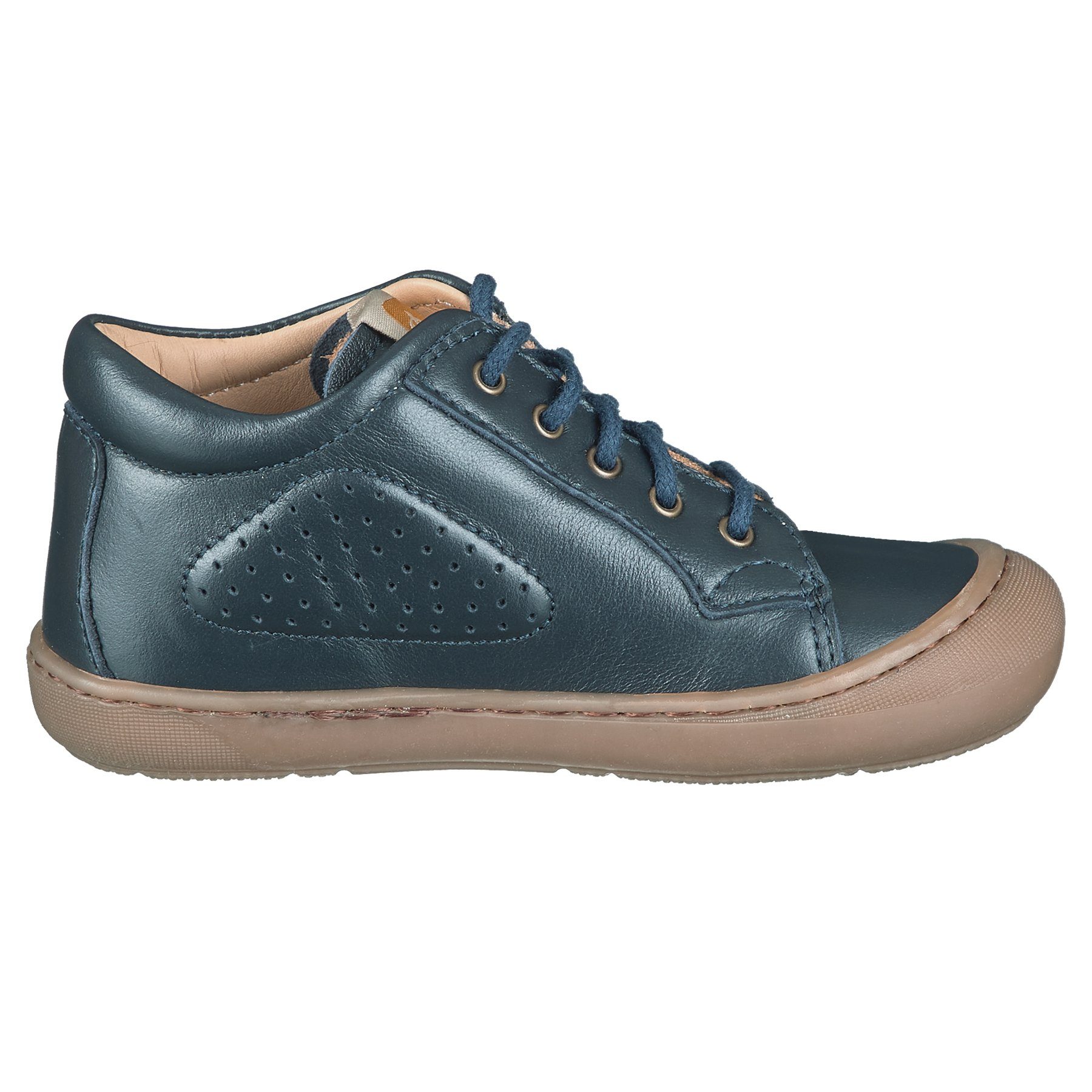 Ocra Ocra Halbschuh Lauflernschuh 070 Leder pflanz. geg. Blau Lauflernschuh