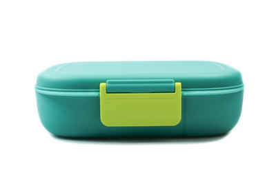 TUPPERWARE Lunchbox Lunch-Box türkis limette mit Trennung + SPÜLTUCH