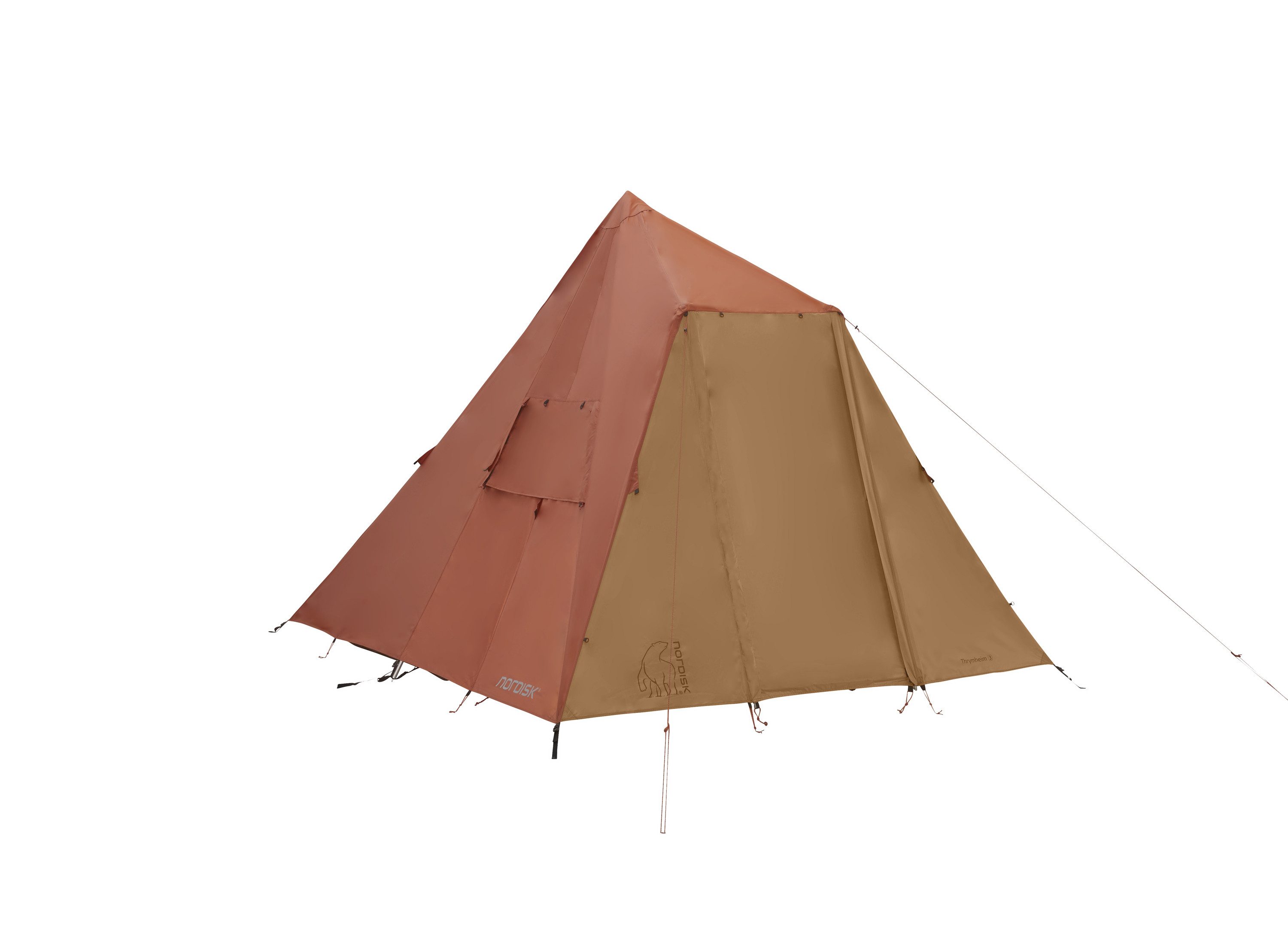 Nordisk Gruppenzelt THRYMHEIM 3 SQUARE TIPI, Personen: 3 (1 tlg)