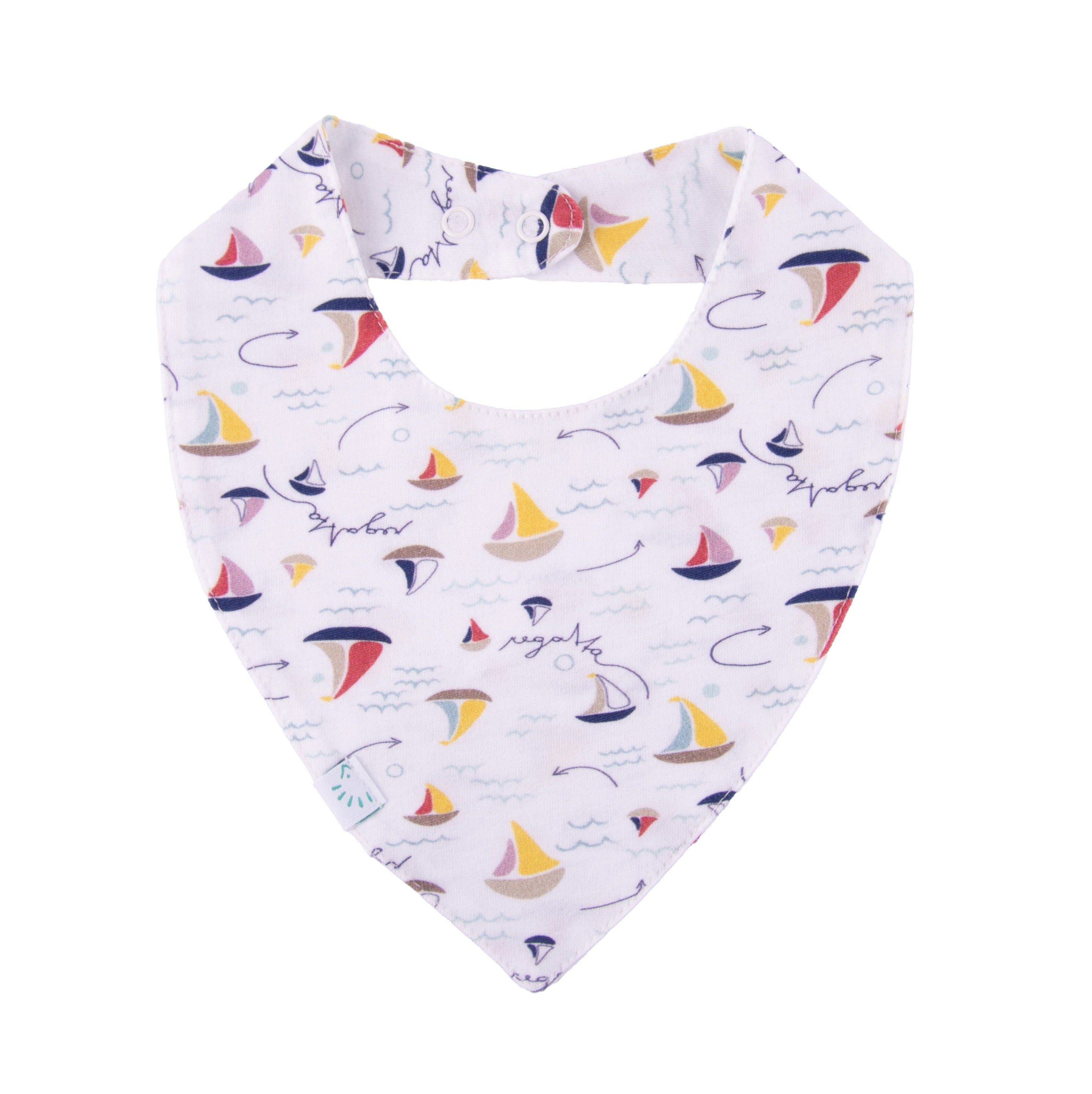 Popolini Bandana iobio Baby Jersey Bandana Dreiecks Halstuch Regatta, ideal beim Zahnen