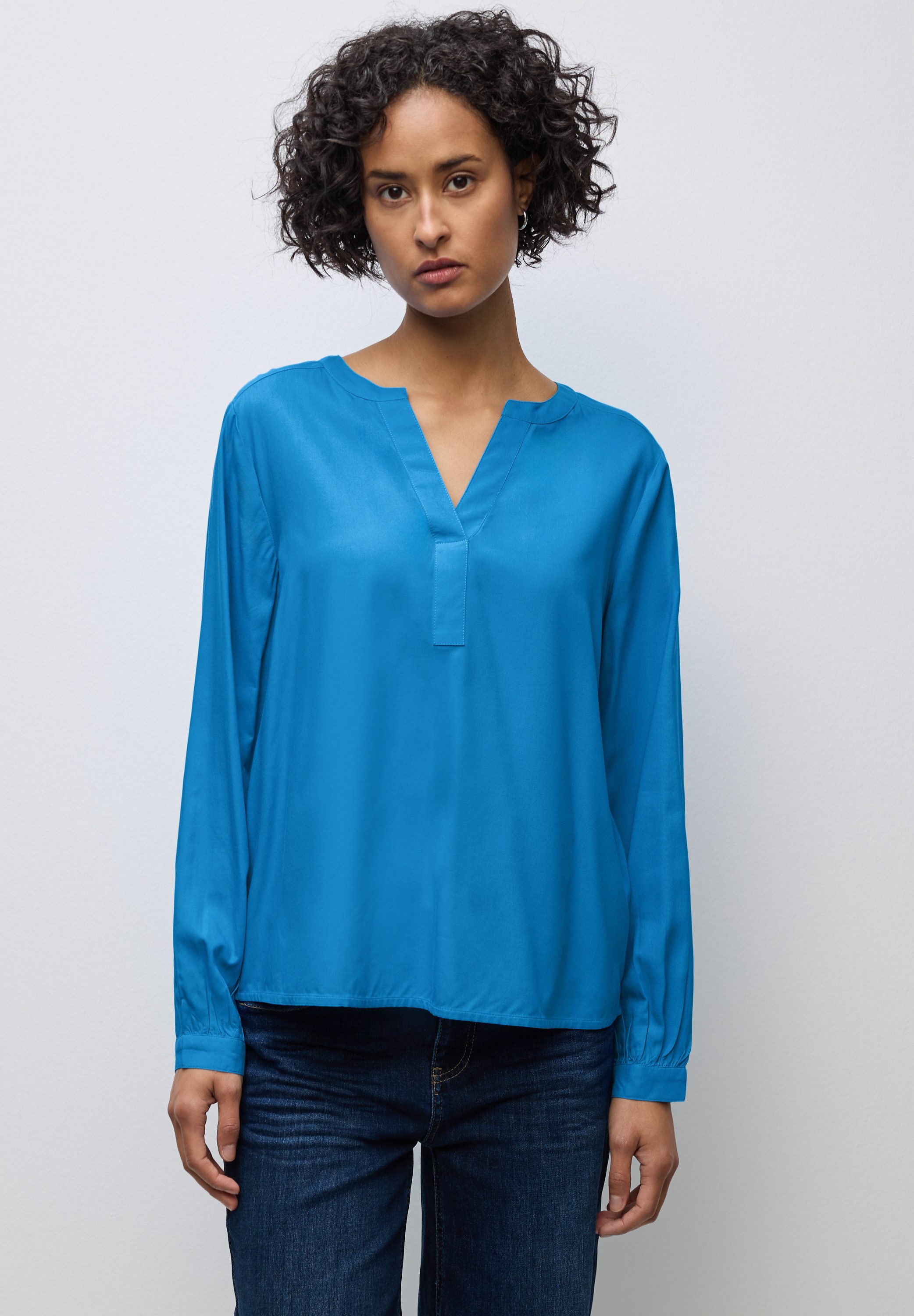 STREET ONE Langarmbluse aus softer Viskose