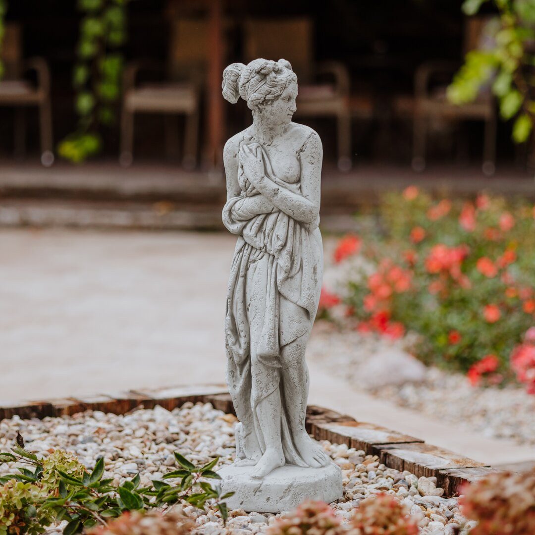 gartendekoparadies.de Gartenfigur Venus Italica Statue nach Antonio Canova, Steinfigur, H. 80 cm, 24 kg, Frostsicher