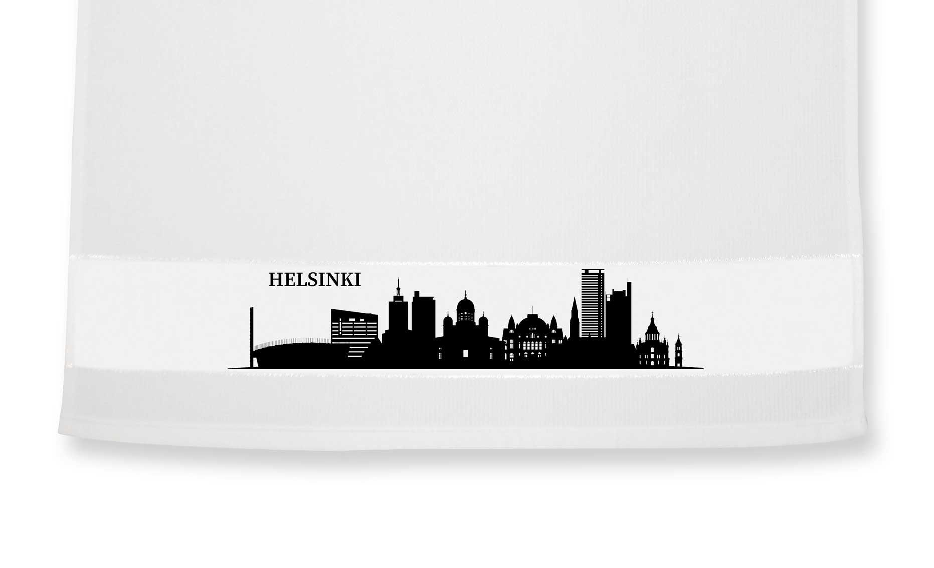 die Stadtmeister Geschirrtuch Skyline Helsinki