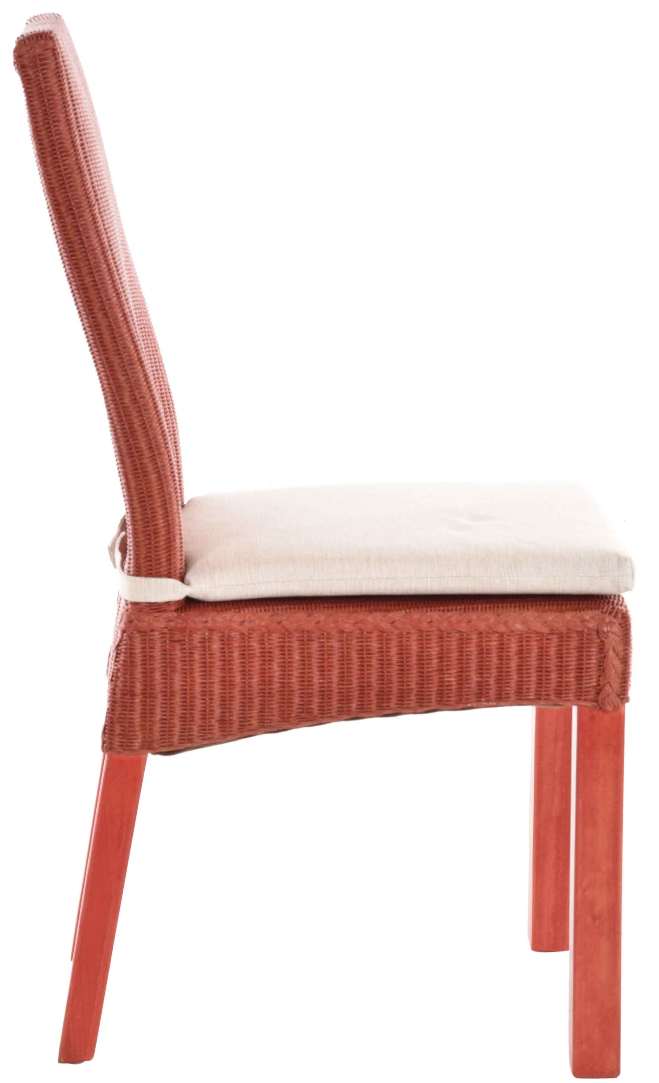 Krines Home Esszimmerstuhl Rot Esszimmer Kissen Loom-Stuhl Küchenstuhl Esszimmerstuhl mit Holzrahmen