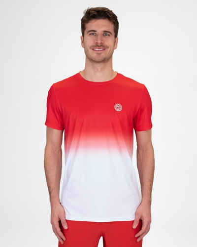 BIDI BADU Tennisshirt Crew Tennisshirt für Herren in rot