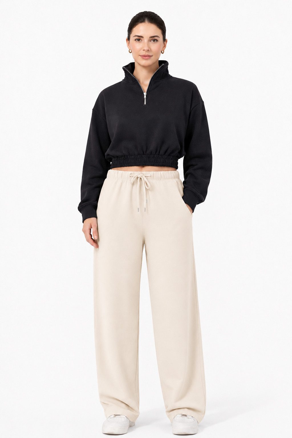 ROSS CAMP Jogginghose Jogginghose Damen, weite Yogahose (1-tlg)