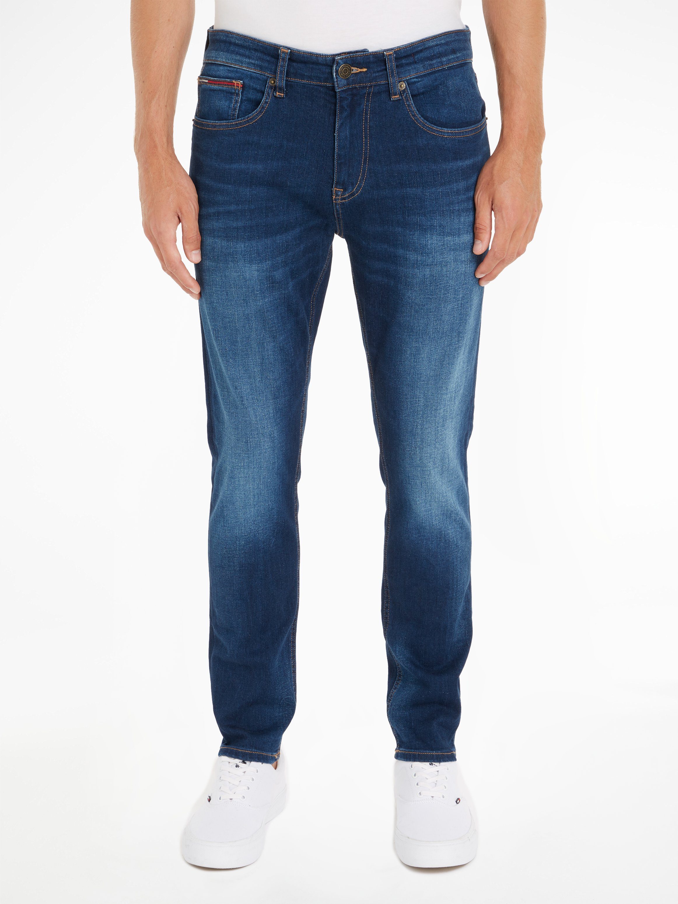 Tommy Jeans Tapered-fit-Jeans SLIM TAPERED AUSTIN aspen dark blue