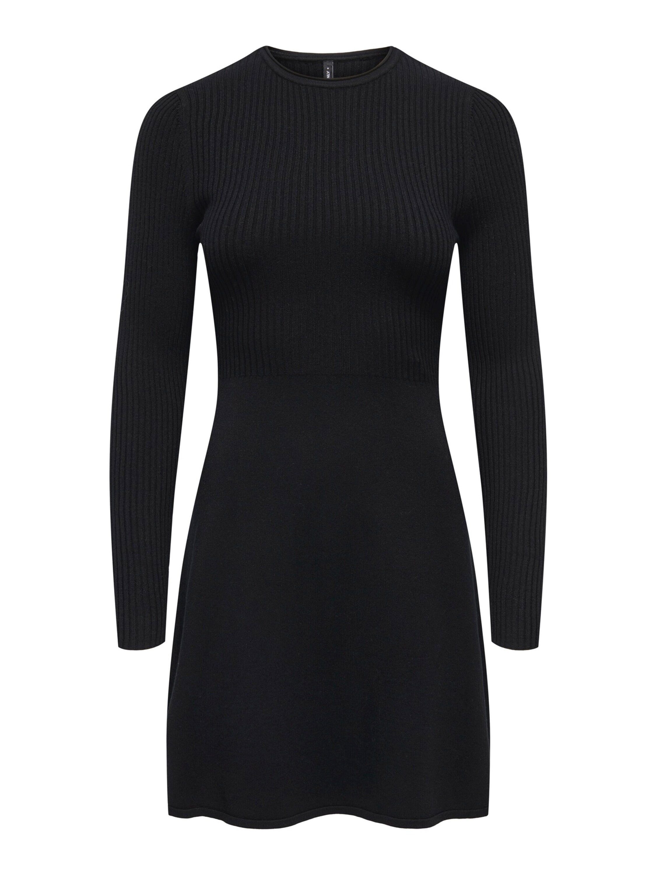Minikleid ONLMISTY LIFE LS O-NECK RIB DRES EX KNT
