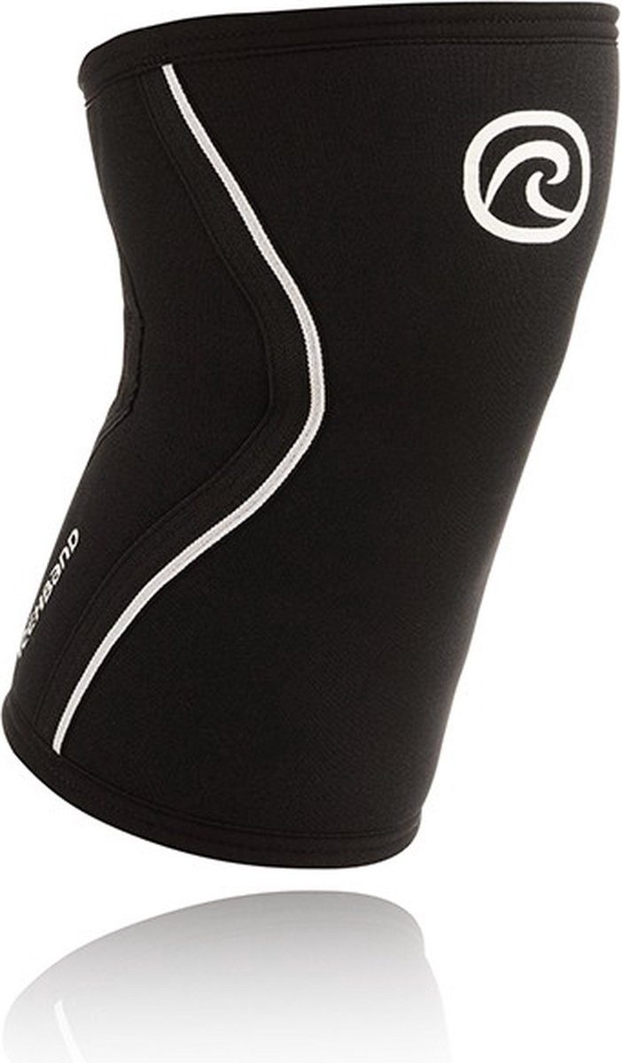 REHBAND Kniebandage RX 7 mm Schwarz (1-tlg), Basis Unterstützung