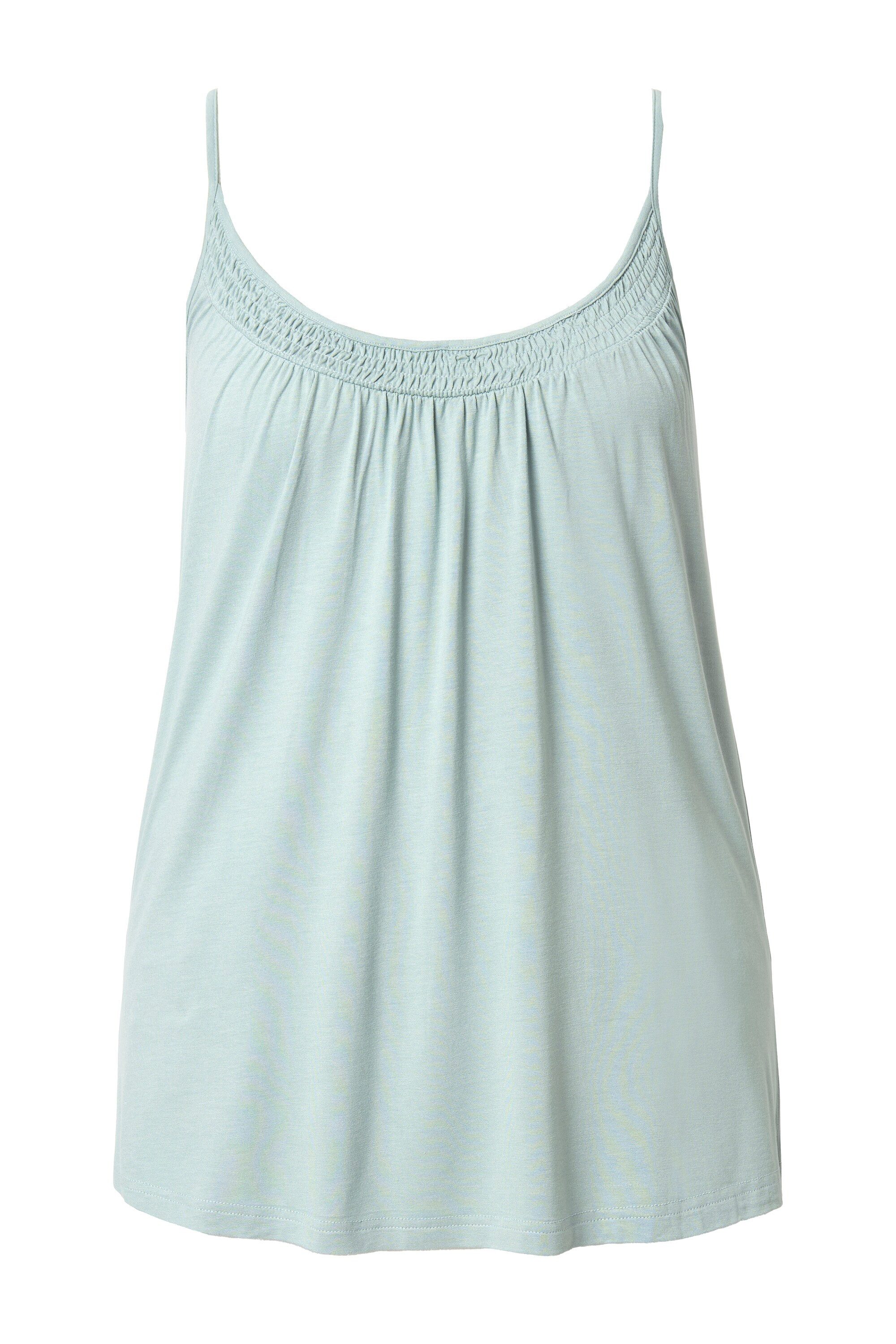 Ulla Popken Longtop Top gesmokter Ausschnitt günstig online kaufen