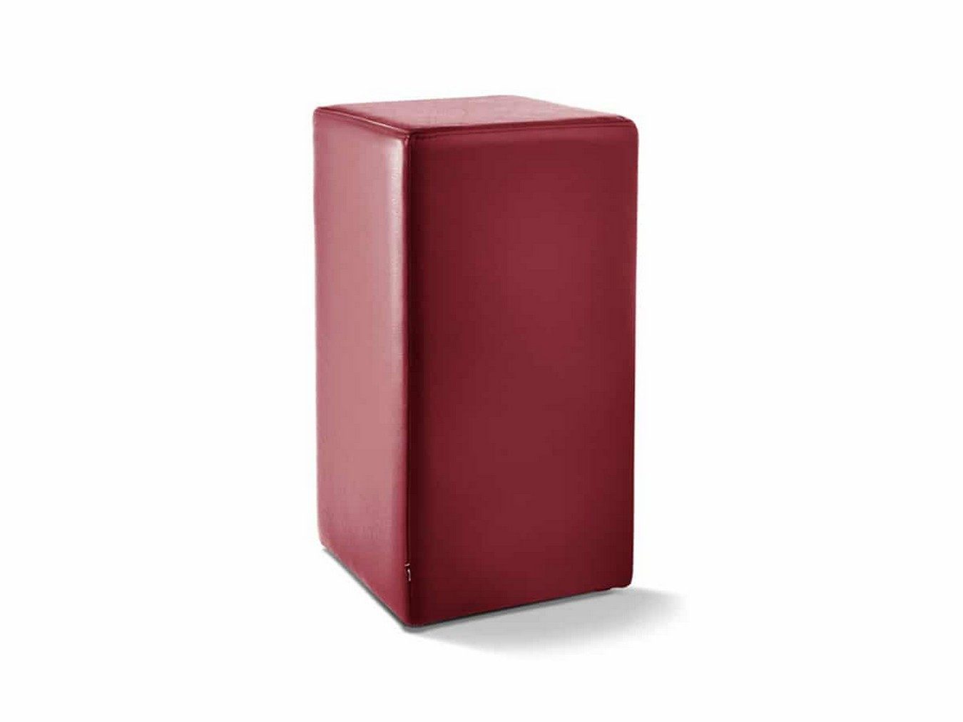 daslagerhaus living Barhocker Tresenhocker Leder bordeaux