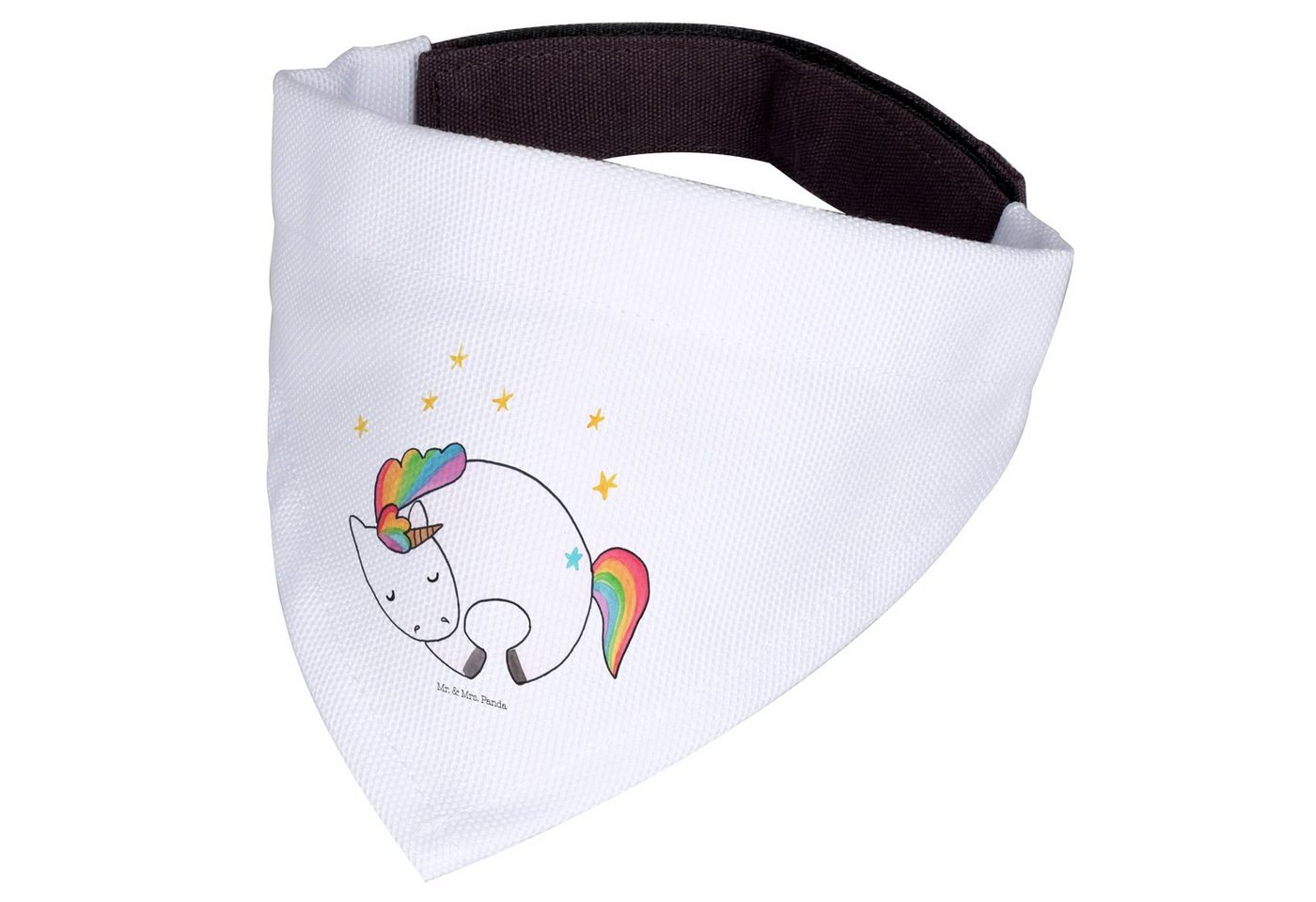 Thumbnail - Mr. & Mrs. Panda Hundefliege Einhorn Nacht - Weiß - Geschenk, kleine Hunde, Halstuch, Einhörner, U, Polyester, Kreative ...