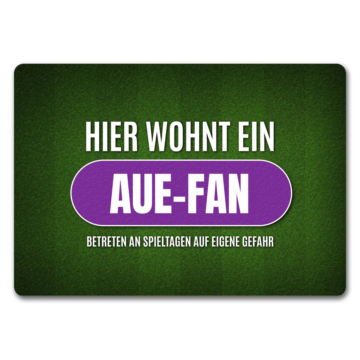 speecheese Fußmatte Hier wohnt ein Aue günstig online kaufen