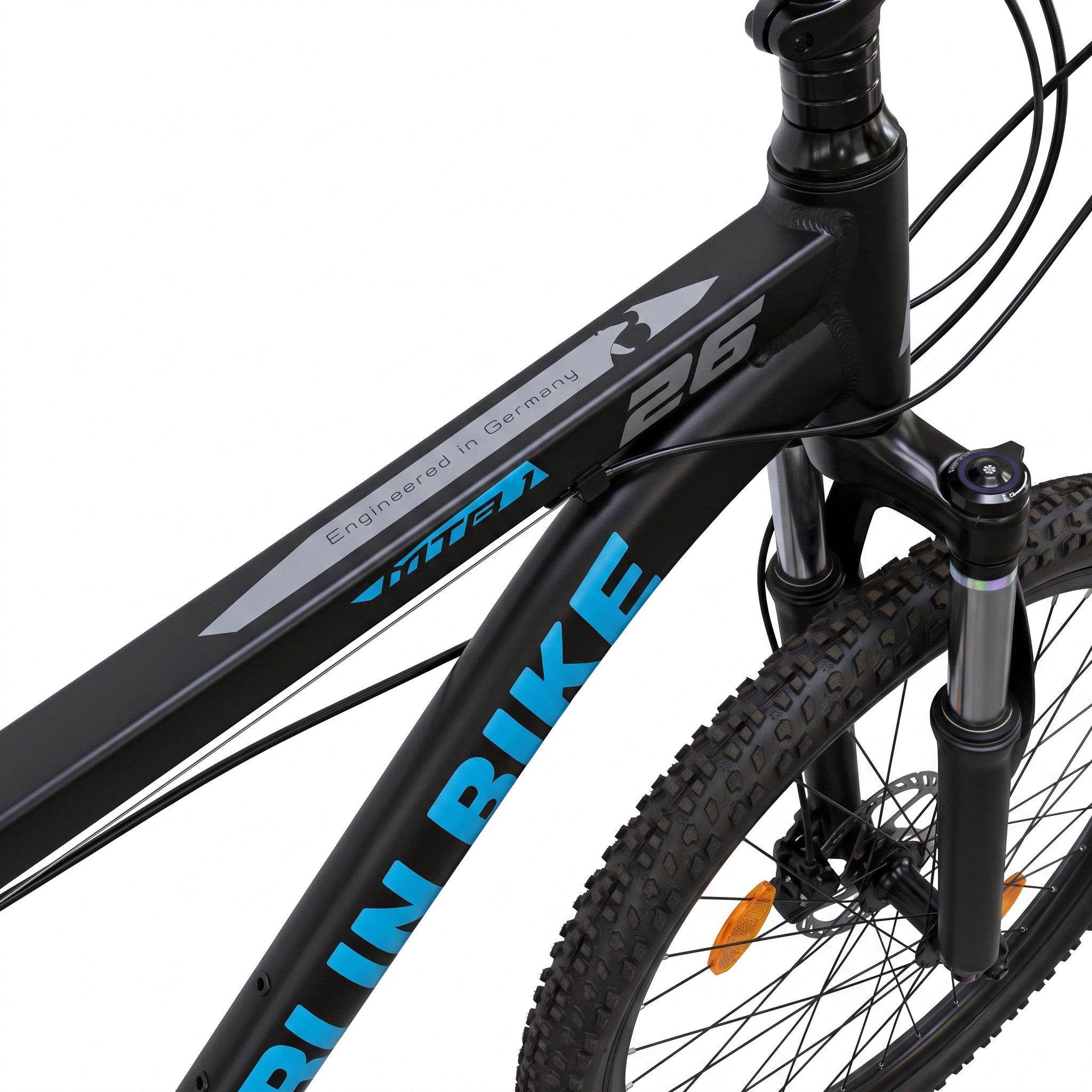BERLIN BIKE Mountainbike MTB1 Serien-Komplettset 26/27,5/29 Zoll mit Shimano-Ausstattung, 21 Gang Shimano FD-TZ500/RD-TY300D Schaltwerk, Kettenschaltung, (Shimano Kurbel, Dacron Hydraulische Scheibenbremsen, Aluminiumrahmen), mit hydraulischen Scheibenbremsen