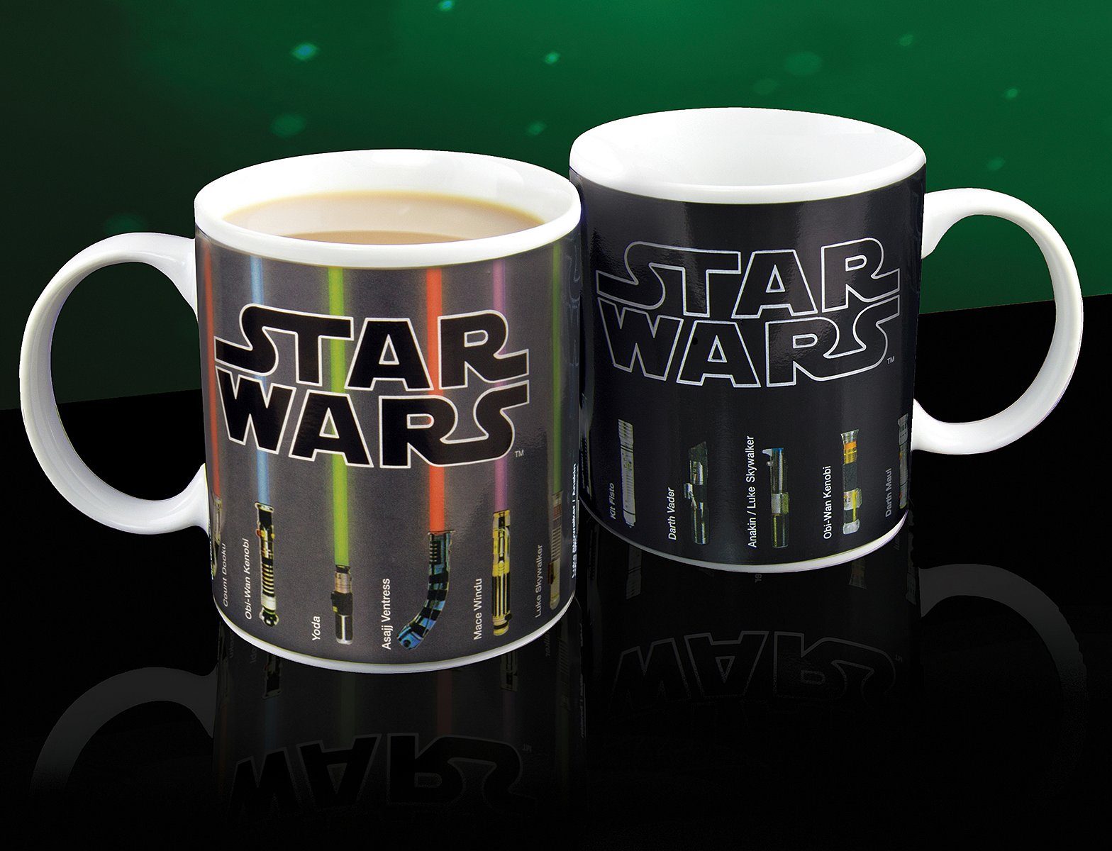 Paladone Tasse Star Wars Thermotasse Lichtschwerter