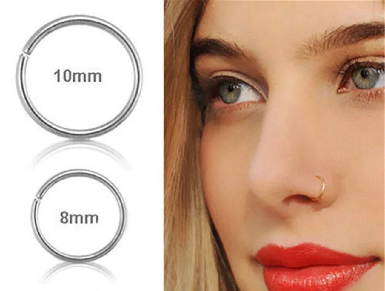 Karisma Schmuck Nasenpiercing Nasenring Silber 925 Offener Ring Biegbar Hel günstig online kaufen