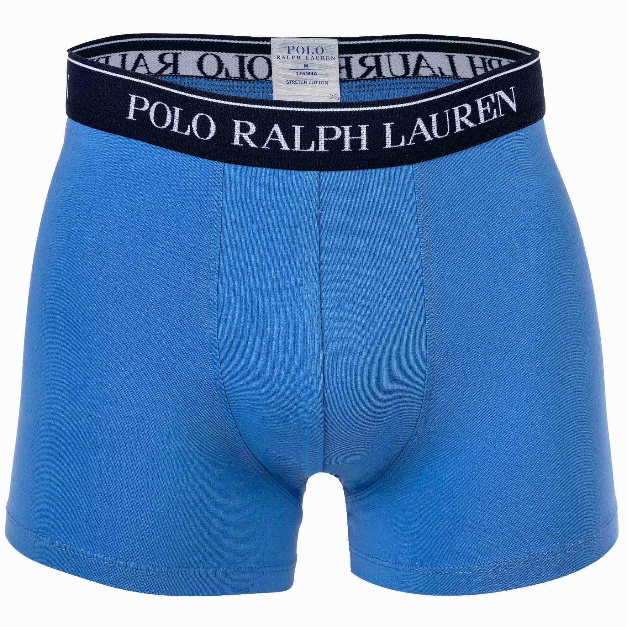 Polo Ralph Lauren Boxer Boxer CLSSIC Blau/Rot/Grau Pack 5er Shorts, TRUNK-5 Herren 
