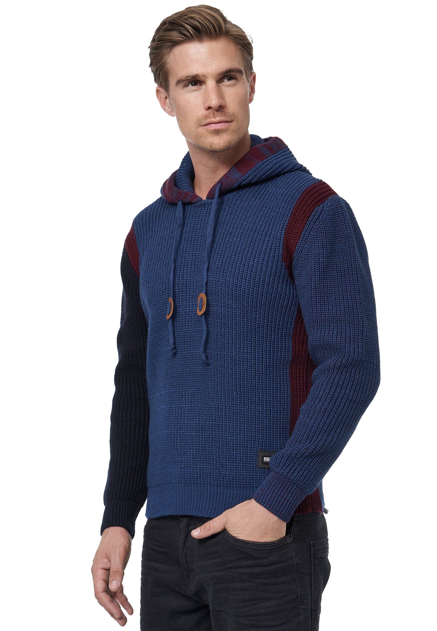 Rusty Neal Strickpullover mit Kontrast-Details