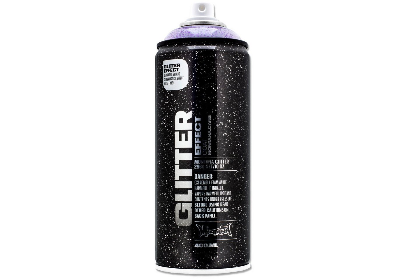 Montana Cans Sprühlack Montana GLITTER 400ml Glitzerspray für Deko, Basteln, DIY