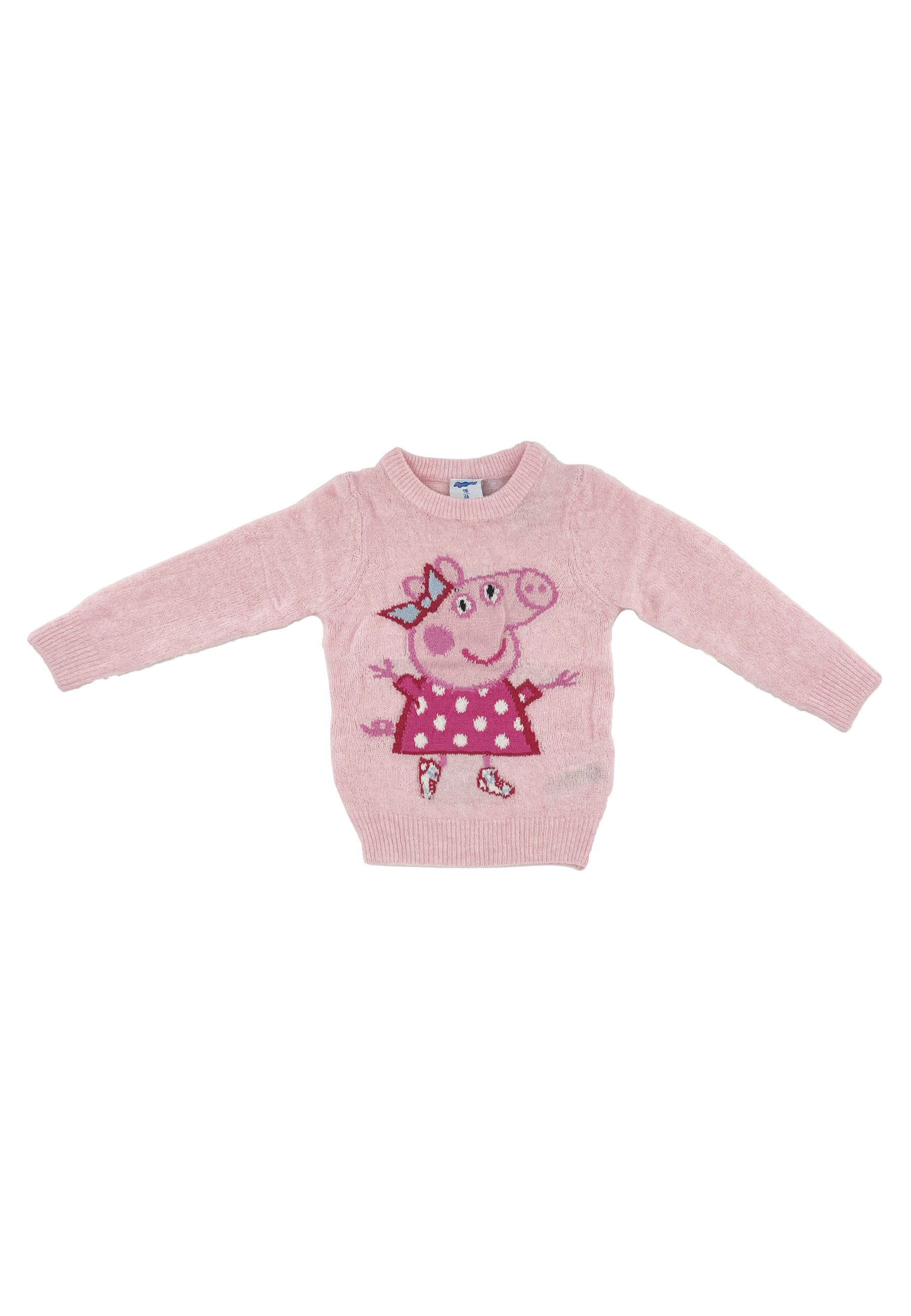 Peppa Pig Sweatshirt Mädchen Strick-Pullover Oberteil